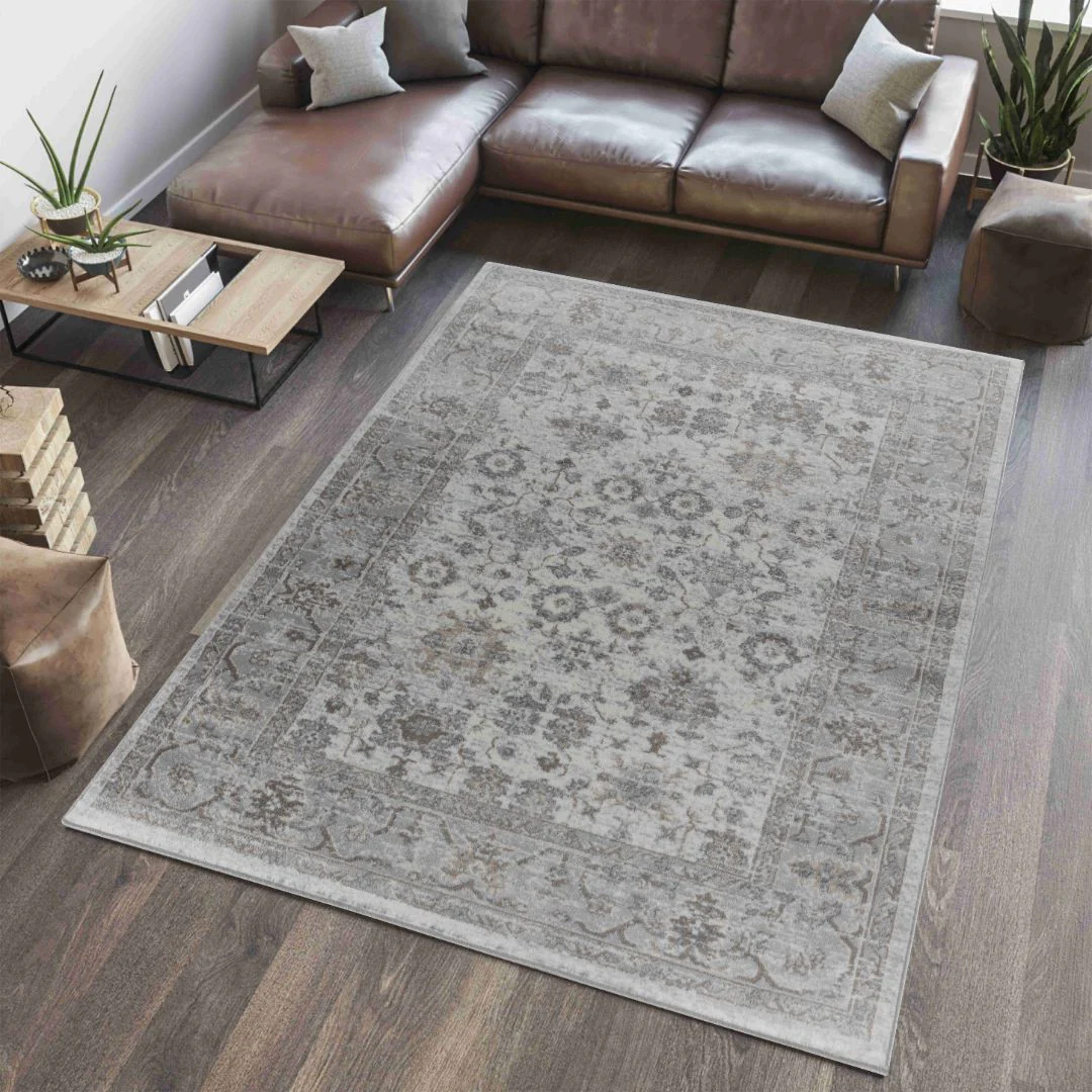 Hamilton Cream Ornamental Floral Area Rug - Image 2