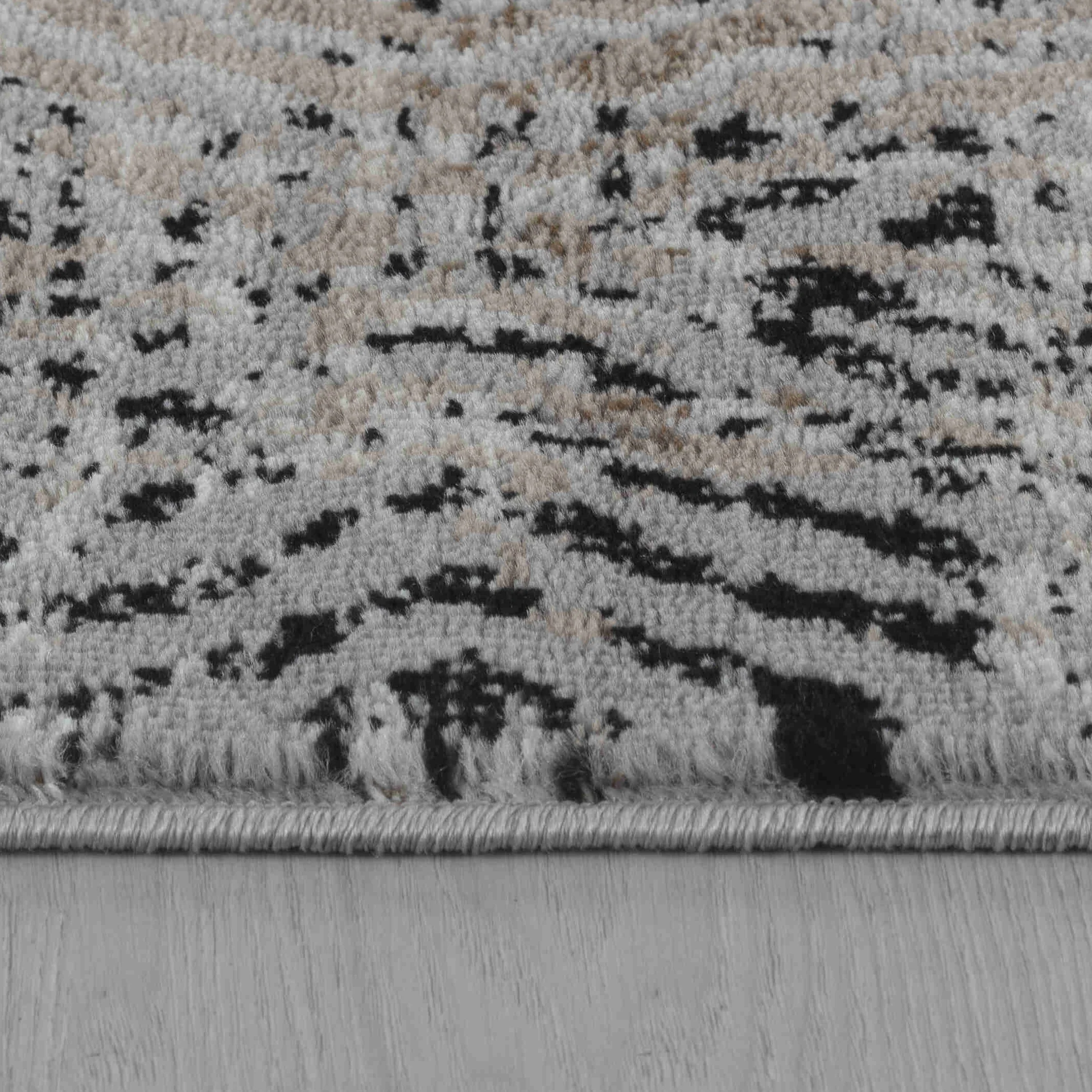 Hamilton Classic Black Scrollwork Area Rug - Image 4