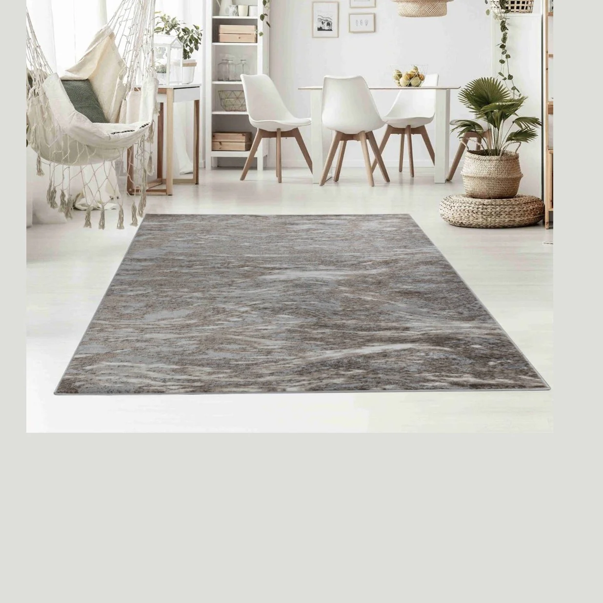 Hamilton Brown Floral Border Traditional Rug - Image 3