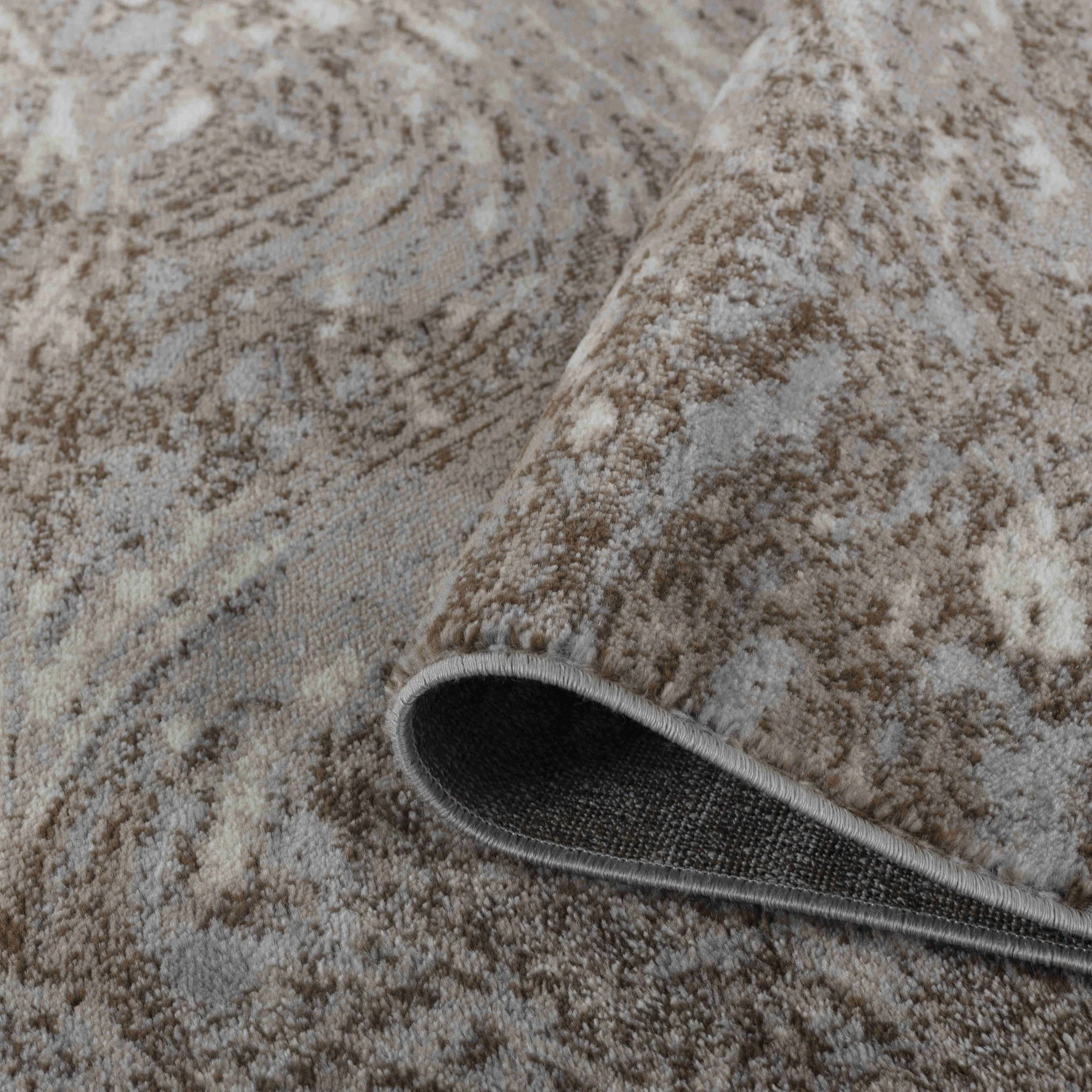 Hamilton Brown Floral Border Traditional Rug - Image 5