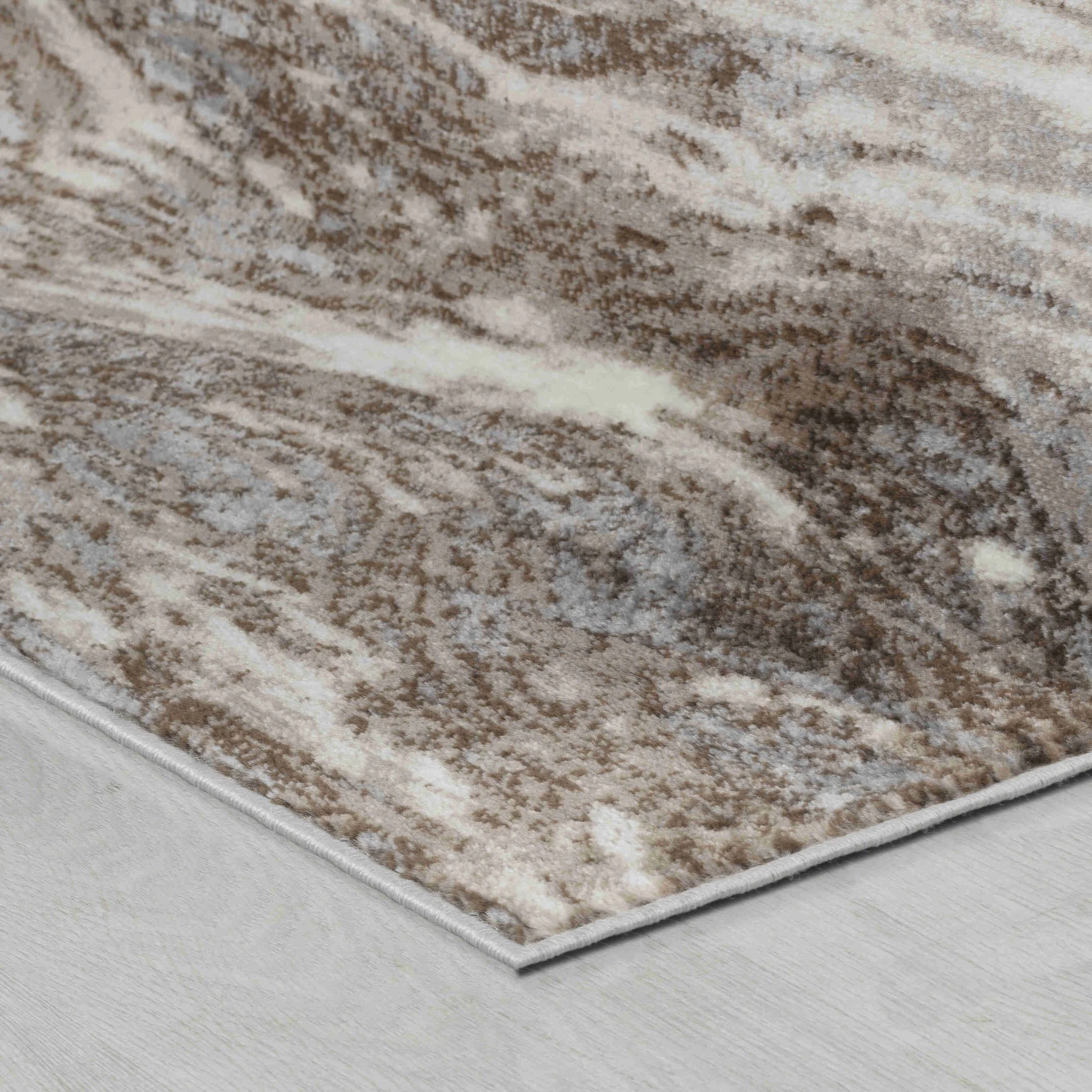 Hamilton Brown Floral Border Traditional Rug - Image 6