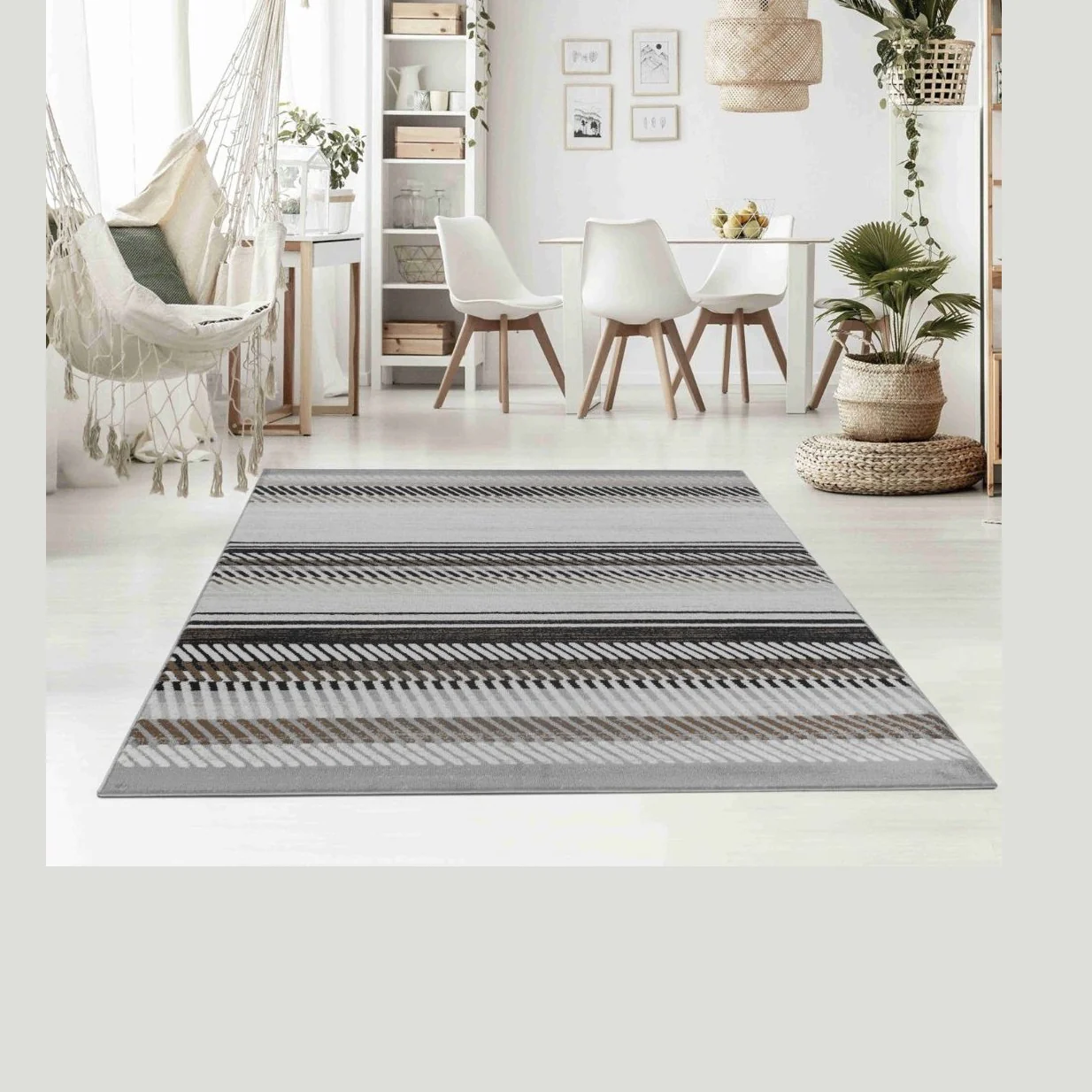 Hamilton Cream Medallion Motif Traditional Rug - Image 3