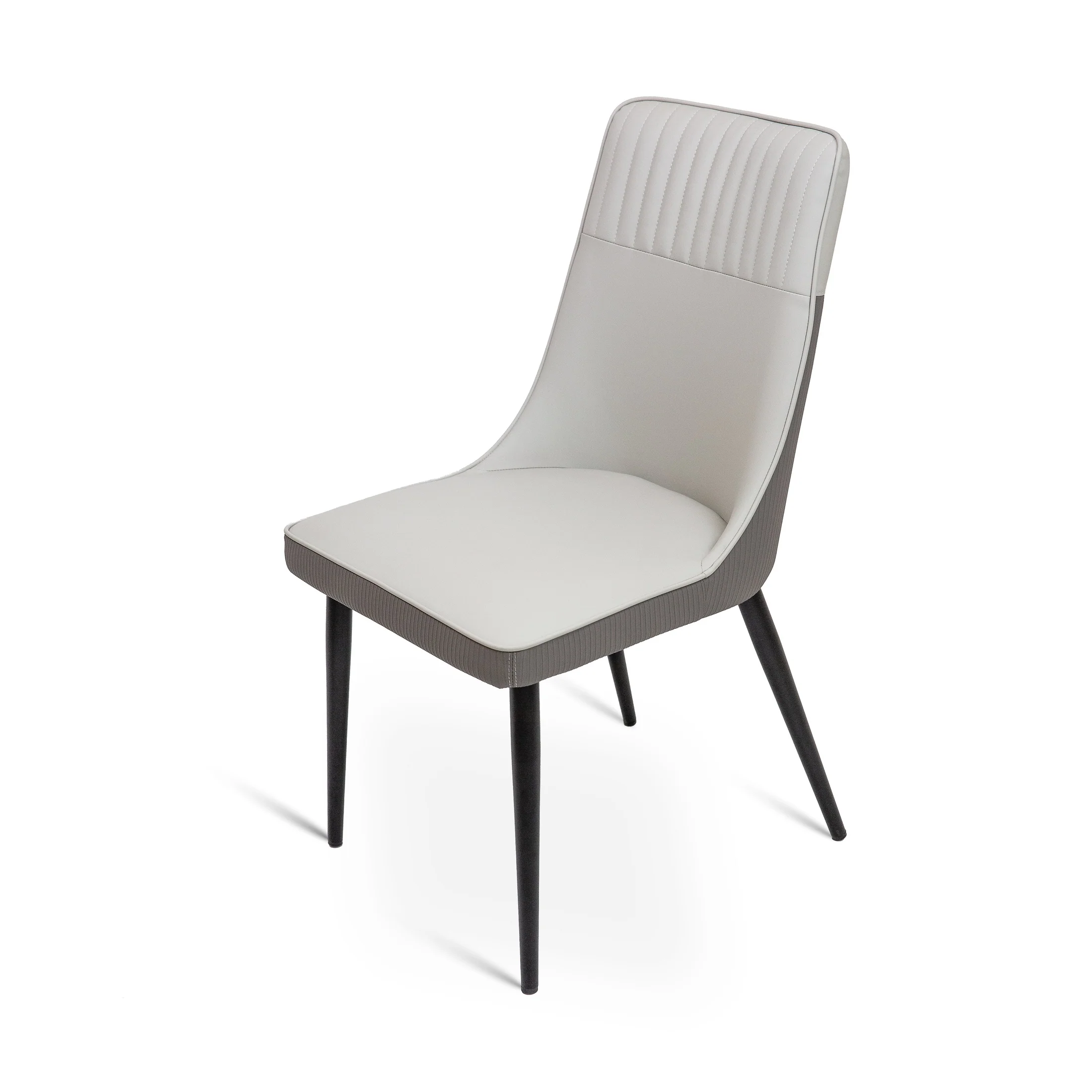 Harmen Two Tone Dining Chair - Faux Leather - Image 3