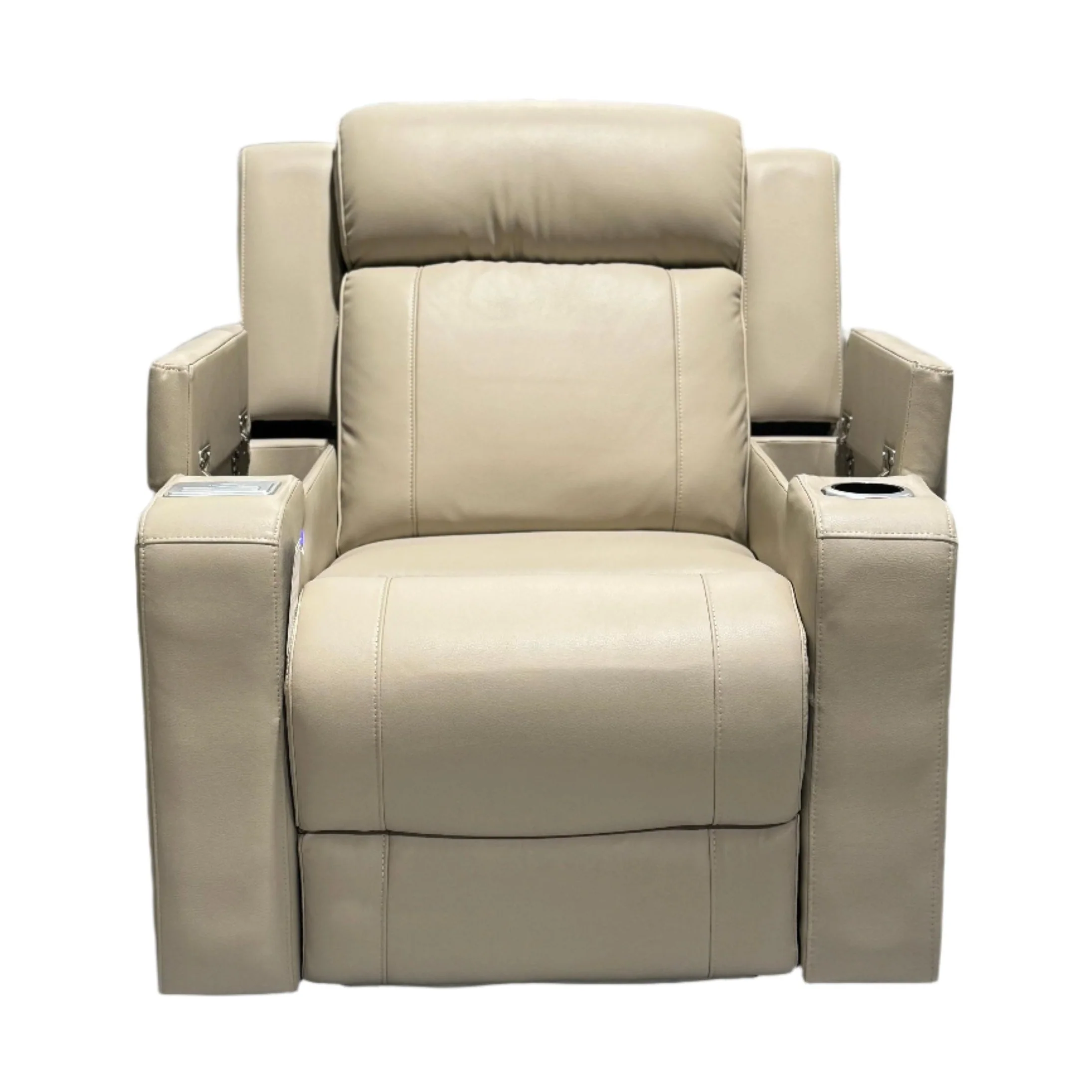 Harper Power Recliner Chair - Leather Gel - Image 3