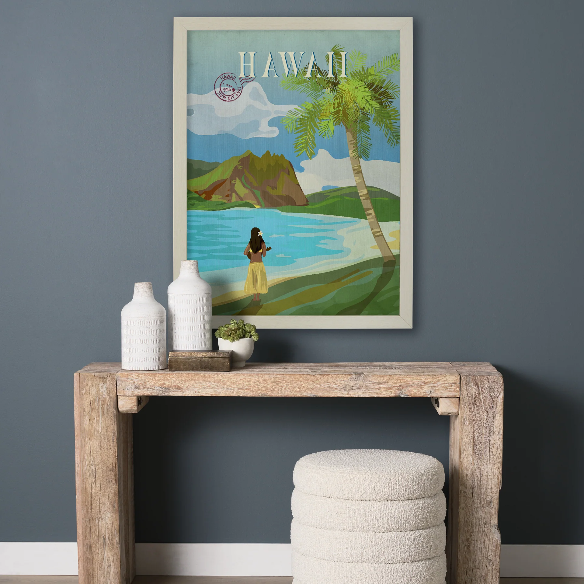Hawaii Go USA by Mercana Studio Decograph Framed Art Print - Image 18