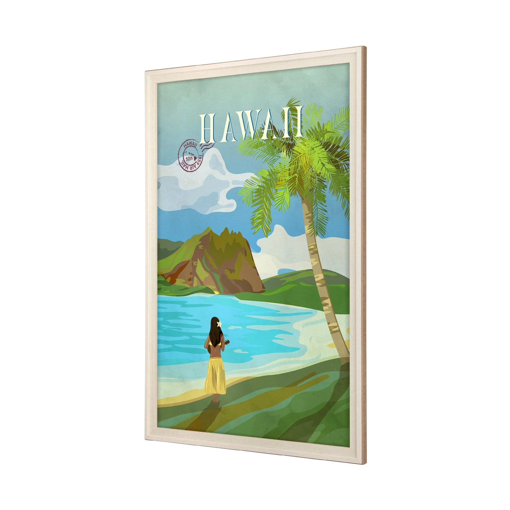 Hawaii Go USA by Mercana Studio Decograph Framed Art Print - Image 20