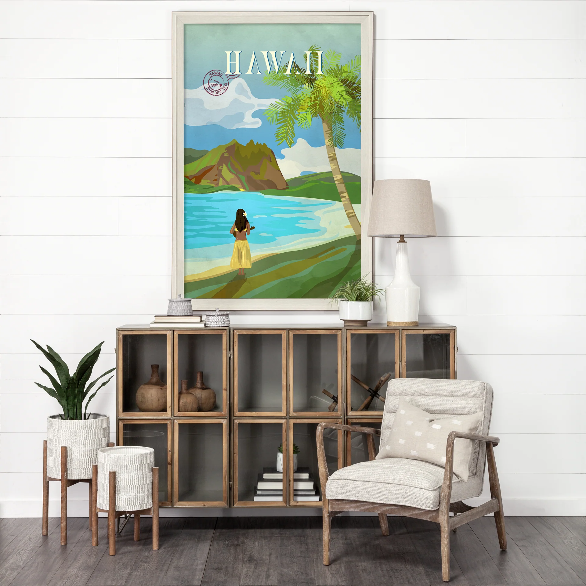 Hawaii Go USA by Mercana Studio Decograph Framed Art Print - Image 23