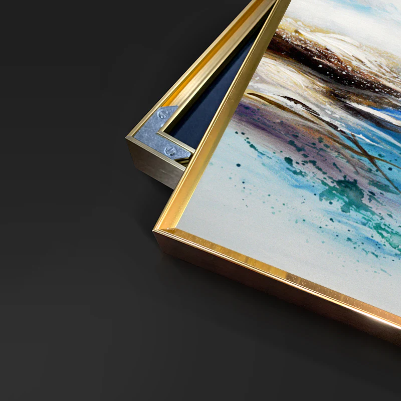 Holiday Set of 5 Alloy Matt - Black Frame Wall Art - Image 13