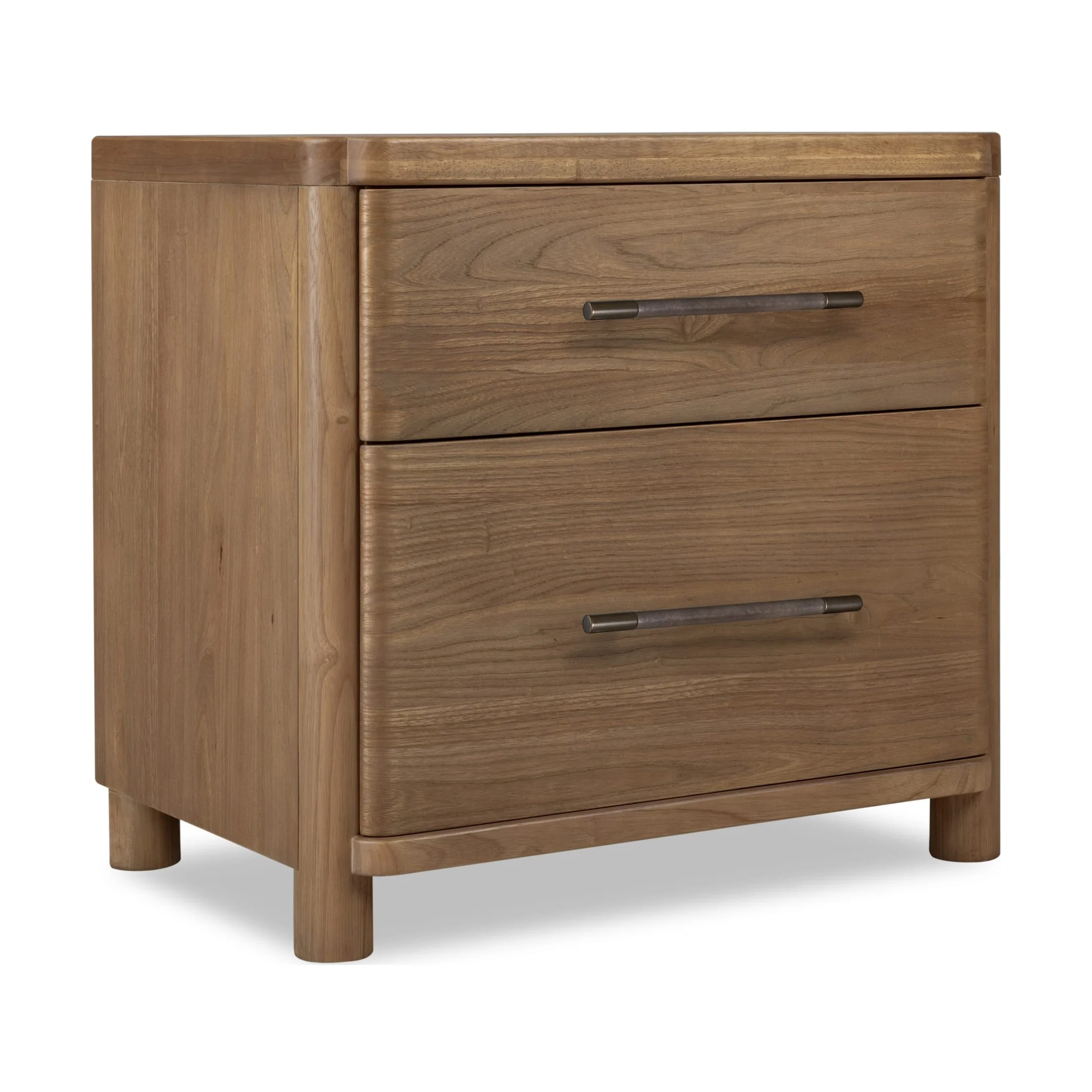 Hollis 2-Drawer Nightstand – Cabin Glow - Image 2