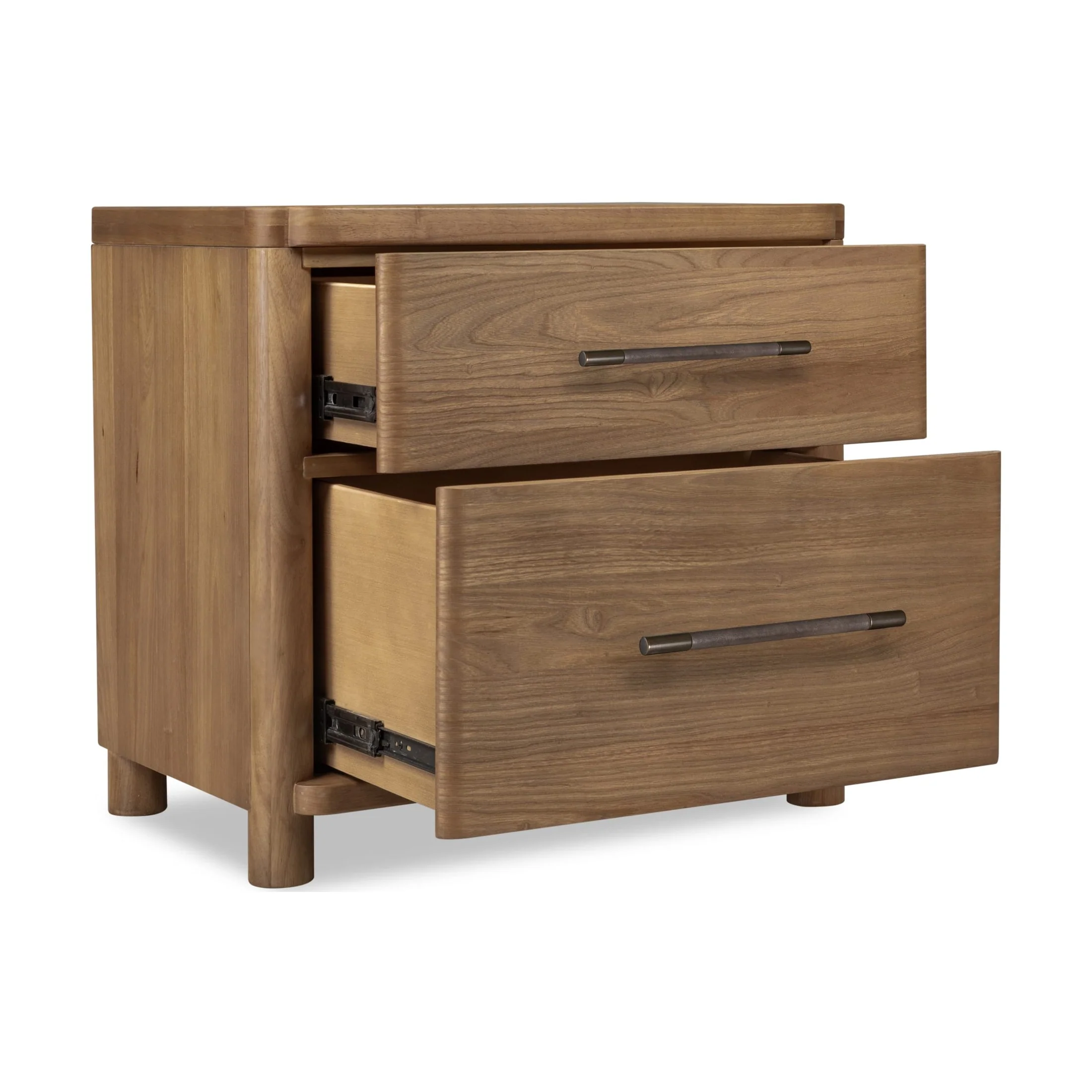 Hollis 2-Drawer Nightstand – Cabin Glow - Image 3