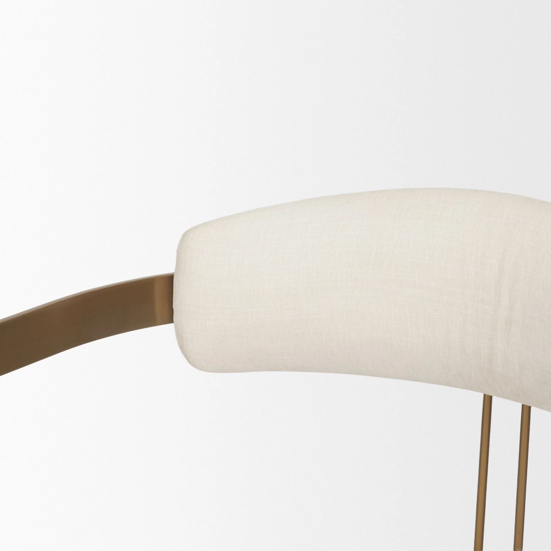 Hollyfield Cream Fabric Dining Chair - Image 7