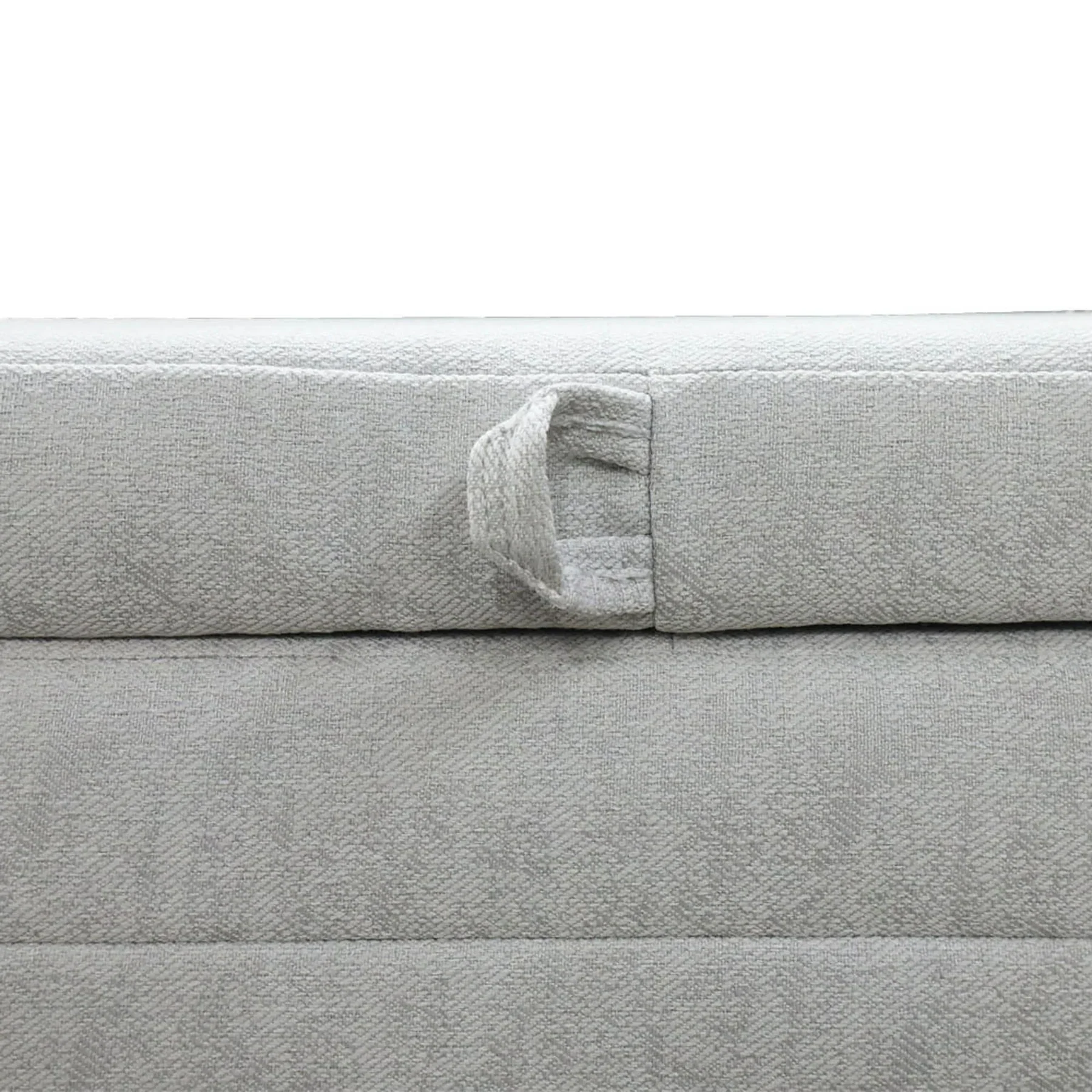 Illyra Storage Ottoman - Platinum - Image 3