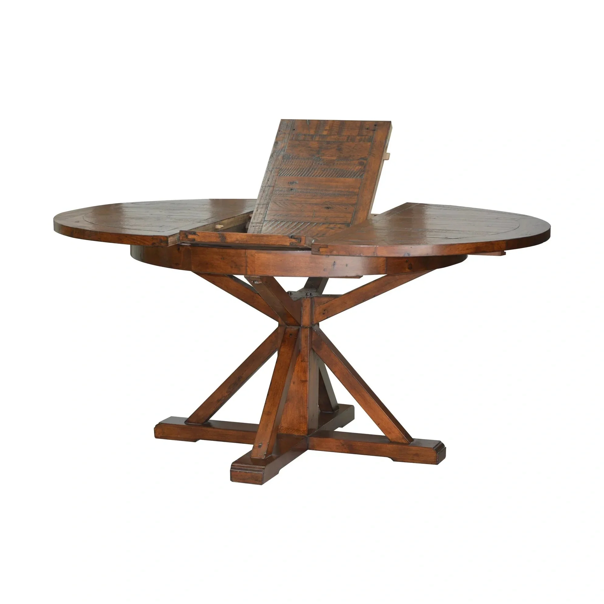 Irish Coast Round 47/63" Extension Dining Table - African Dusk - Image 3