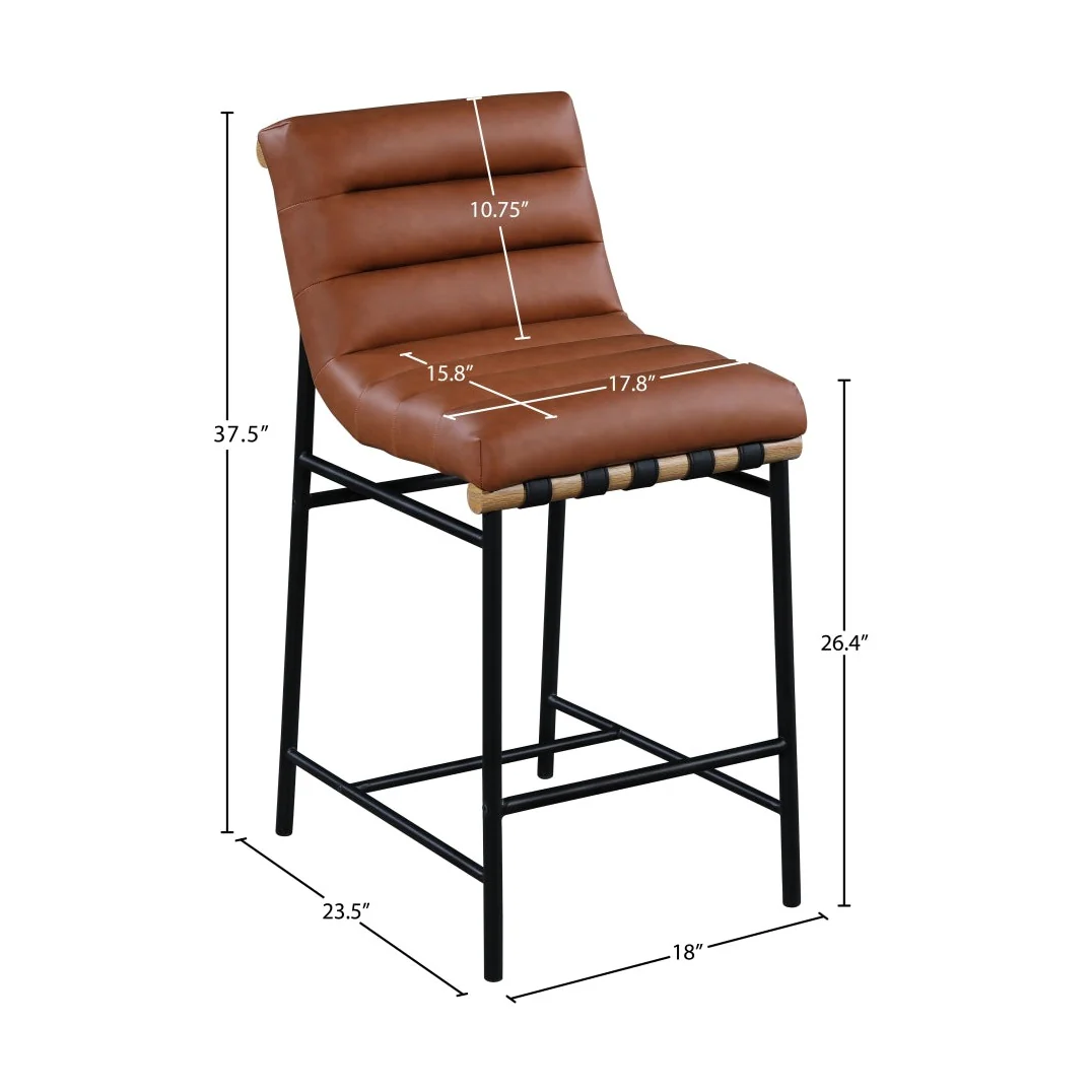 Ivar Counter Stool - Cognac - Image 6