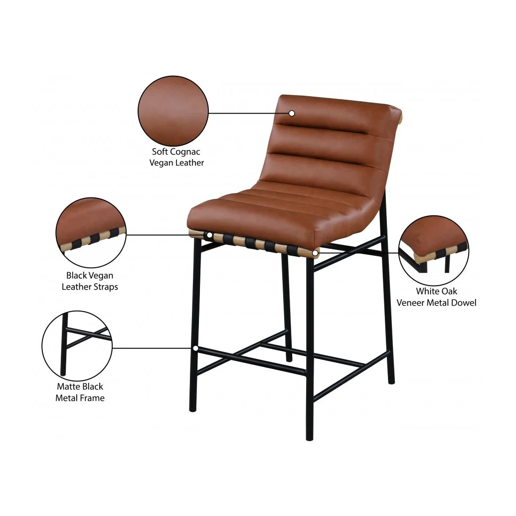 Ivar Counter Stool - Cognac - Image 7