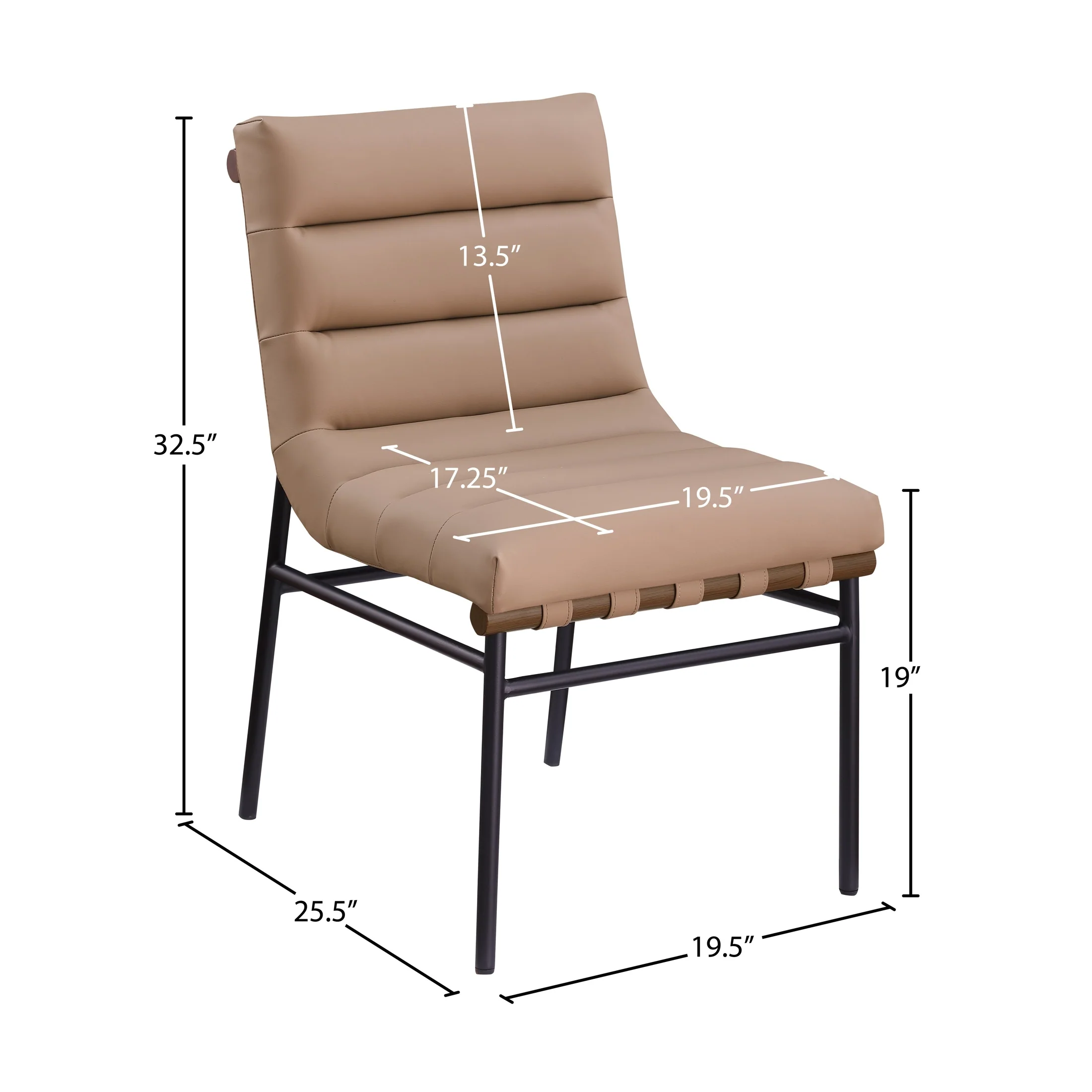 Ivar Dining Chair - Tan - Image 8