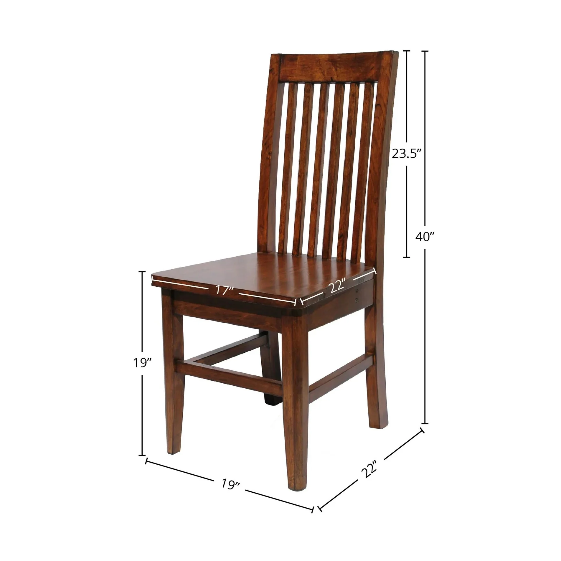 Iverra Slat Back Chair - African Dusk - Image 3
