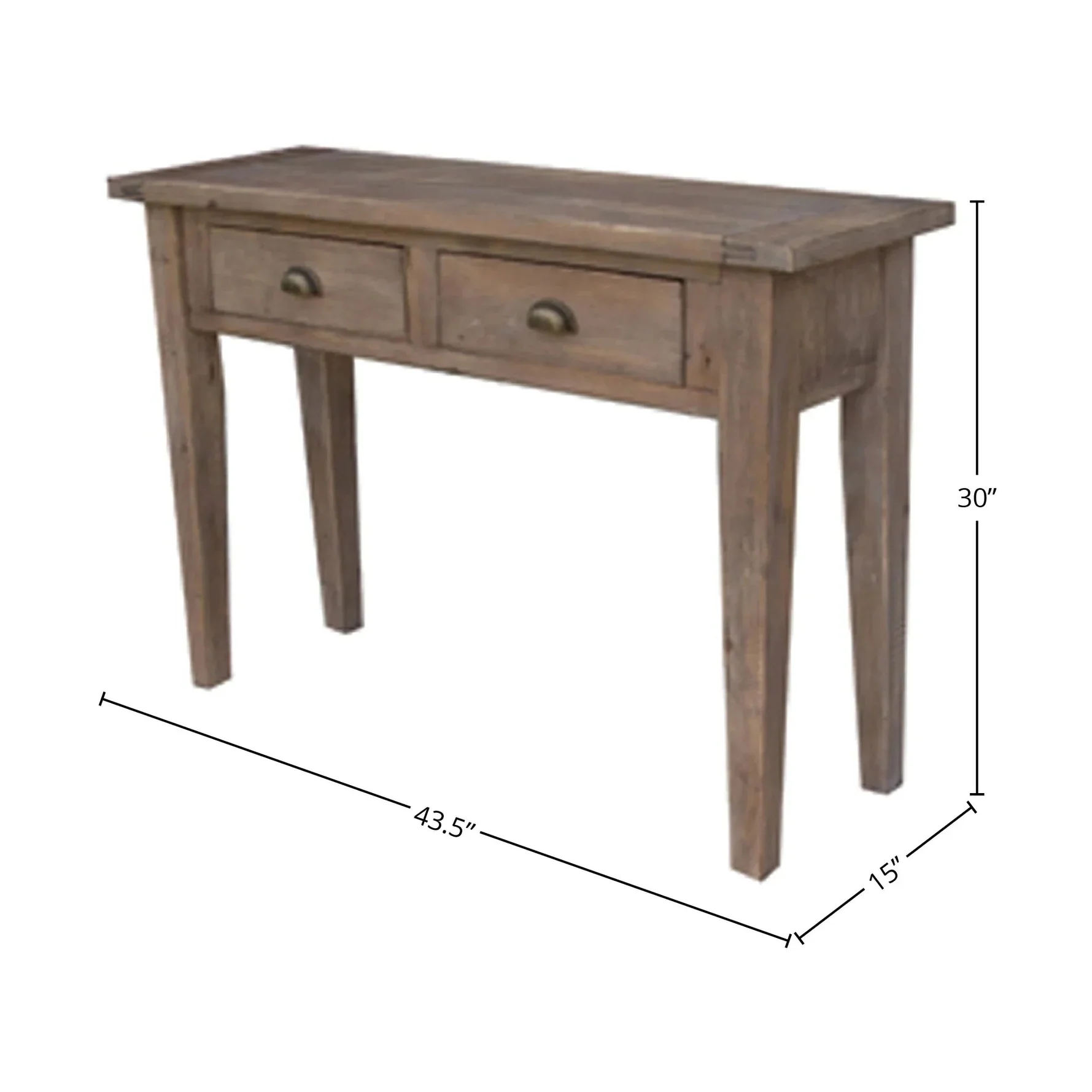 Iverra Small Console Table - Sundried - Image 6