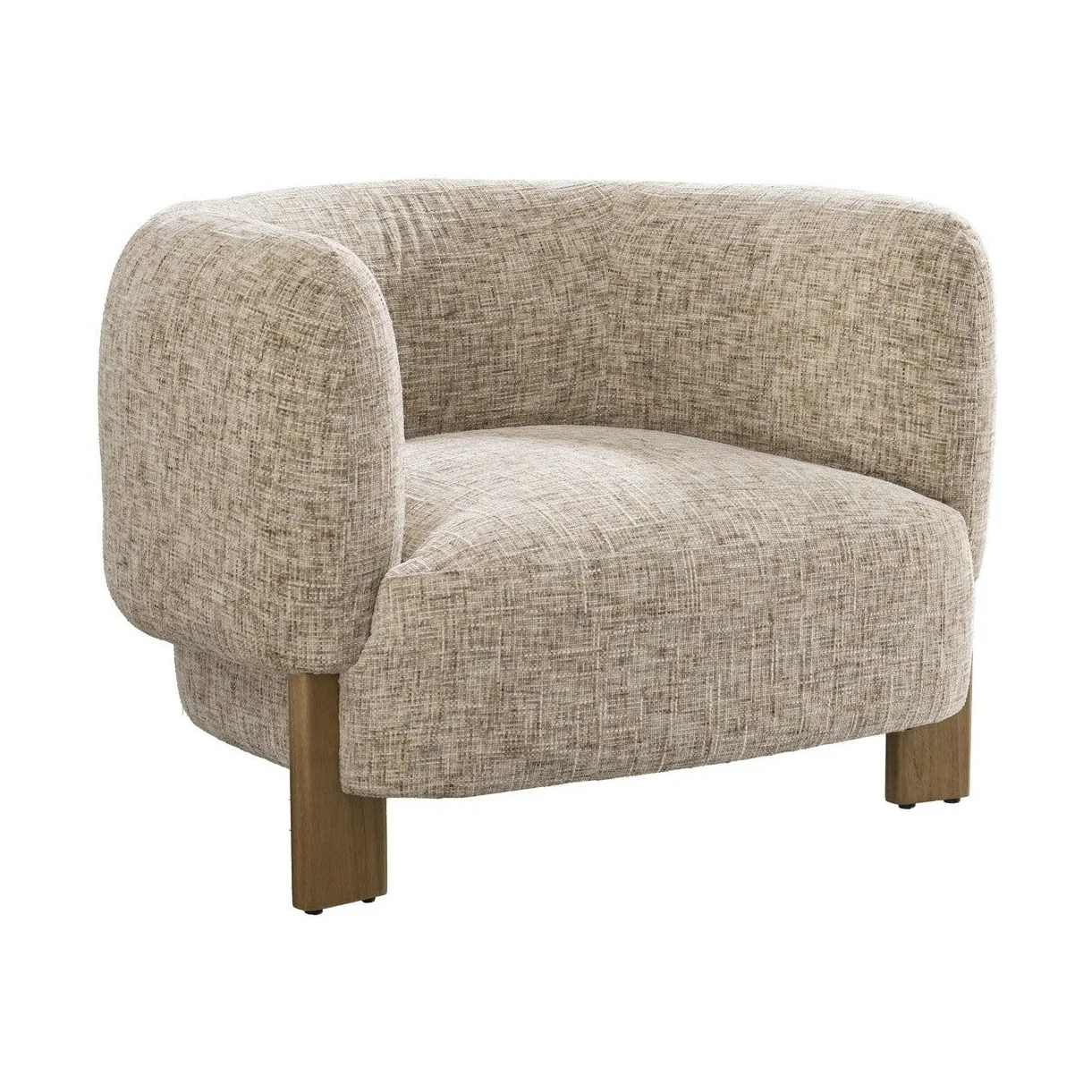 Ivo Fabric Arm Accent Chair - Image 3
