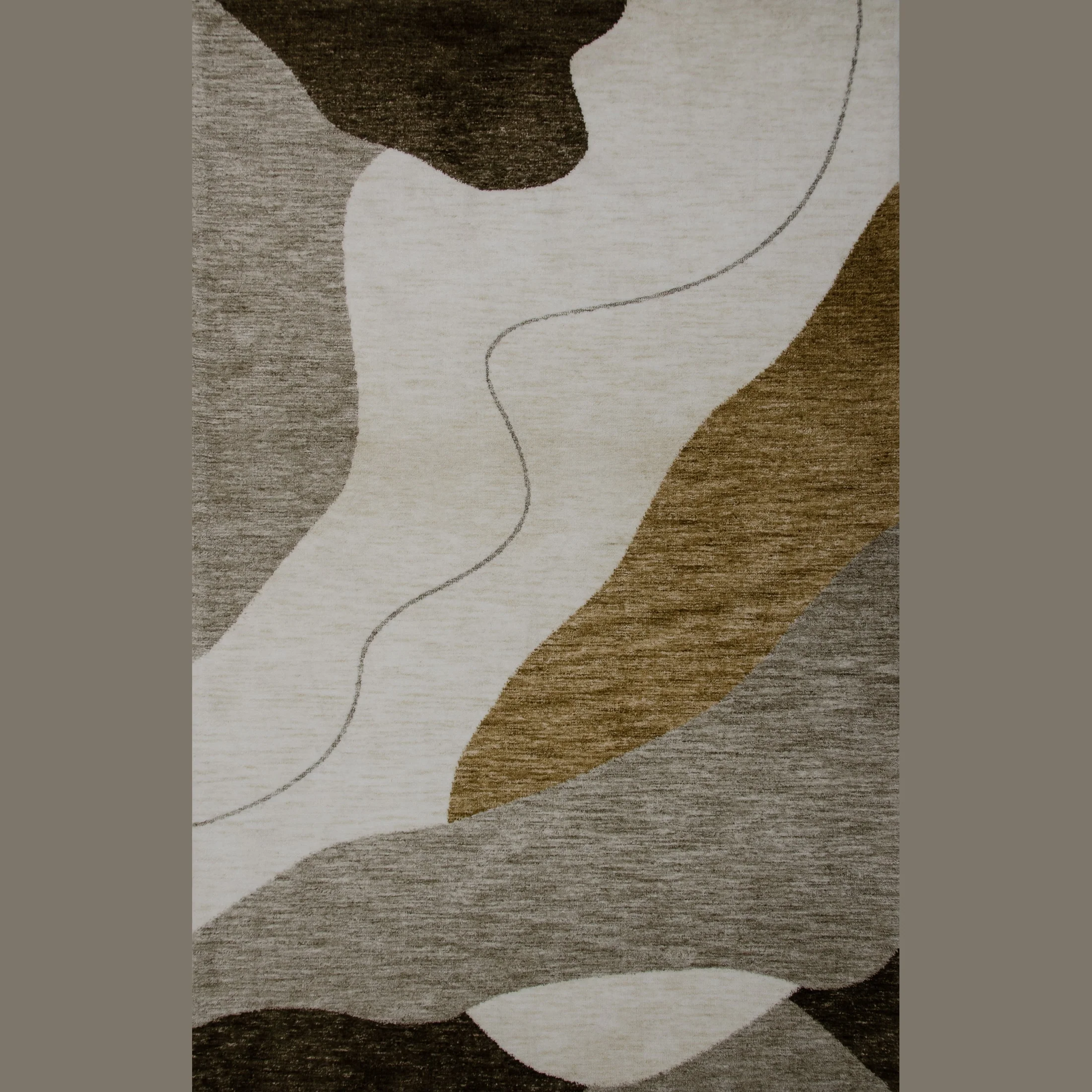 Beige Soft Texture Area Rug - Image 10