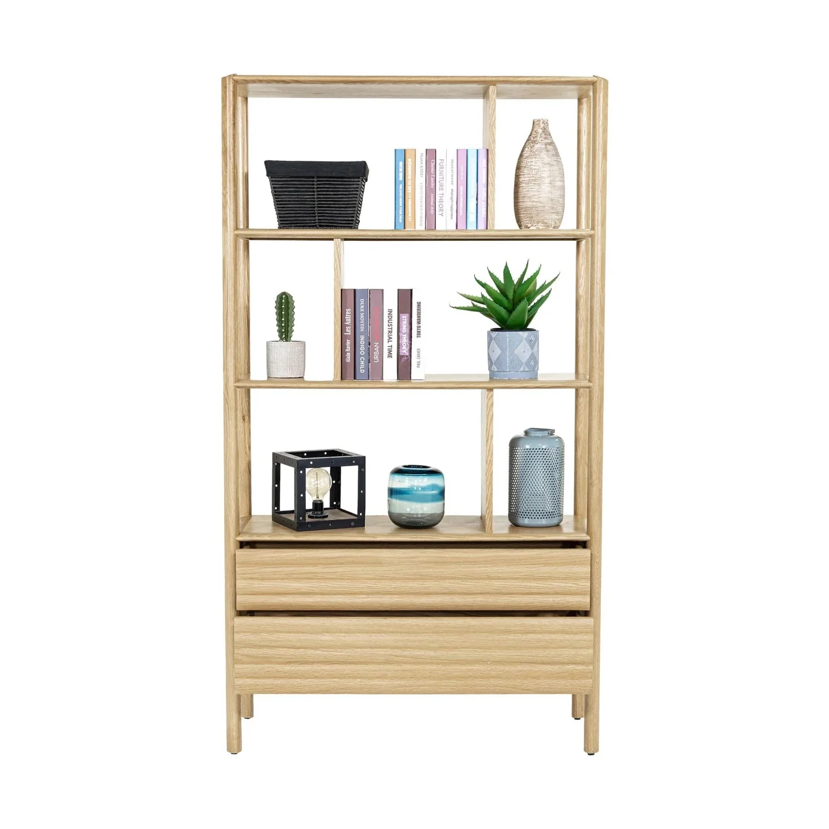Kevara Bookcase - Light Oak - Image 6