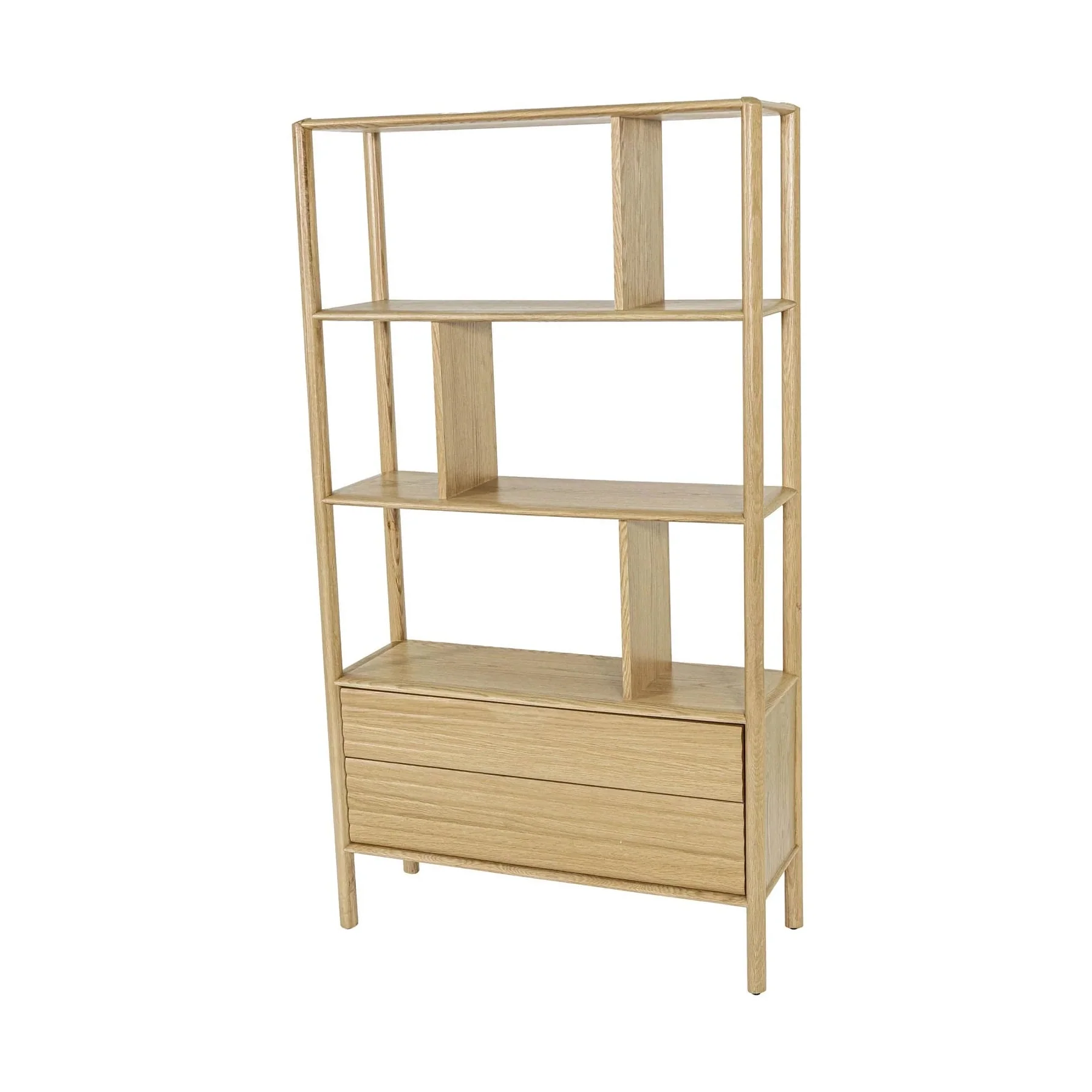 Kevara Bookcase - Light Oak - Image 7