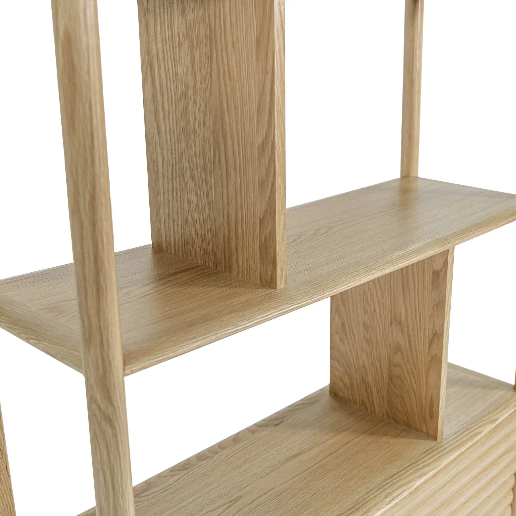 Kevara Bookcase - Light Oak - Image 9