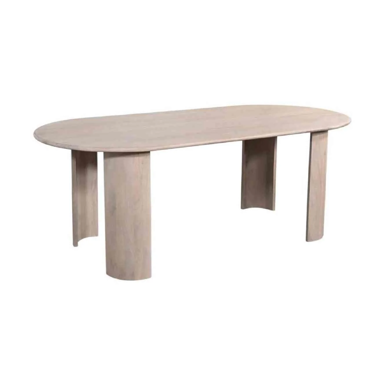 Klimt Solid Mango Wood Dining Table - Image 3