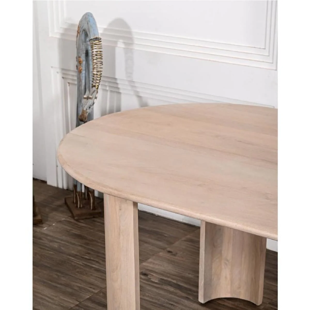 Klimt Solid Mango Wood Dining Table - Image 5