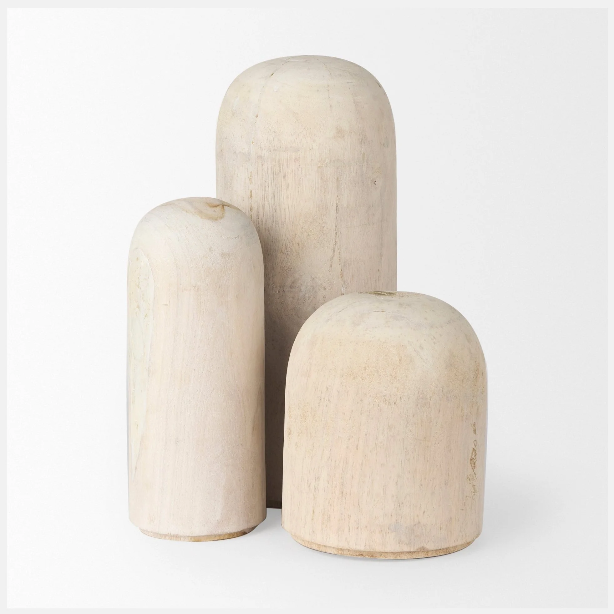 Knox White Wash Wood Decorative Object - Image 7