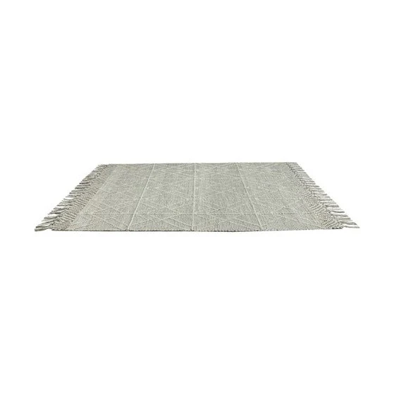 Labin Hand Woven Rug - White/Gray - Image 6