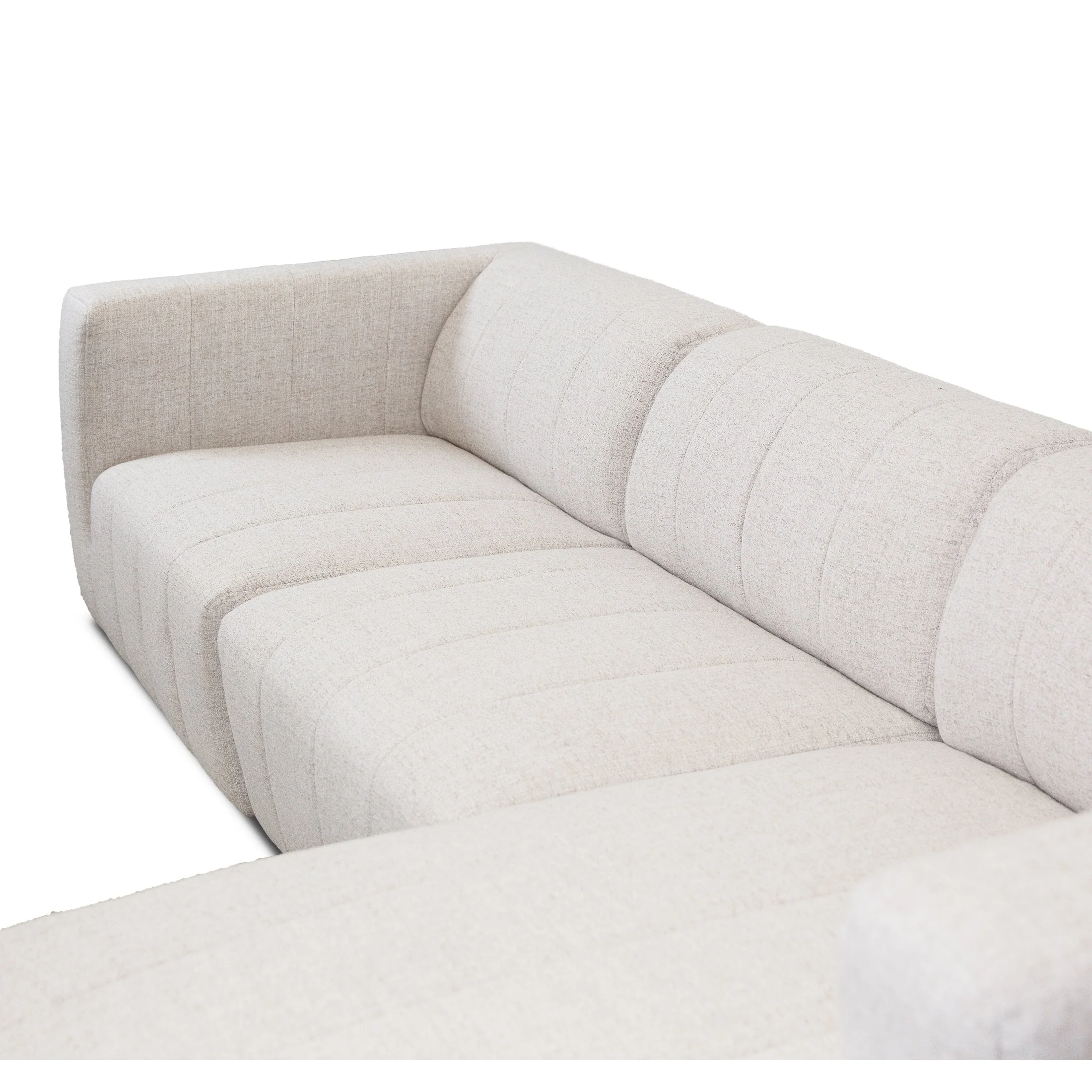 Lauriston Premium Fabric 3 PCs Sectional - Monique Beige - Image 12