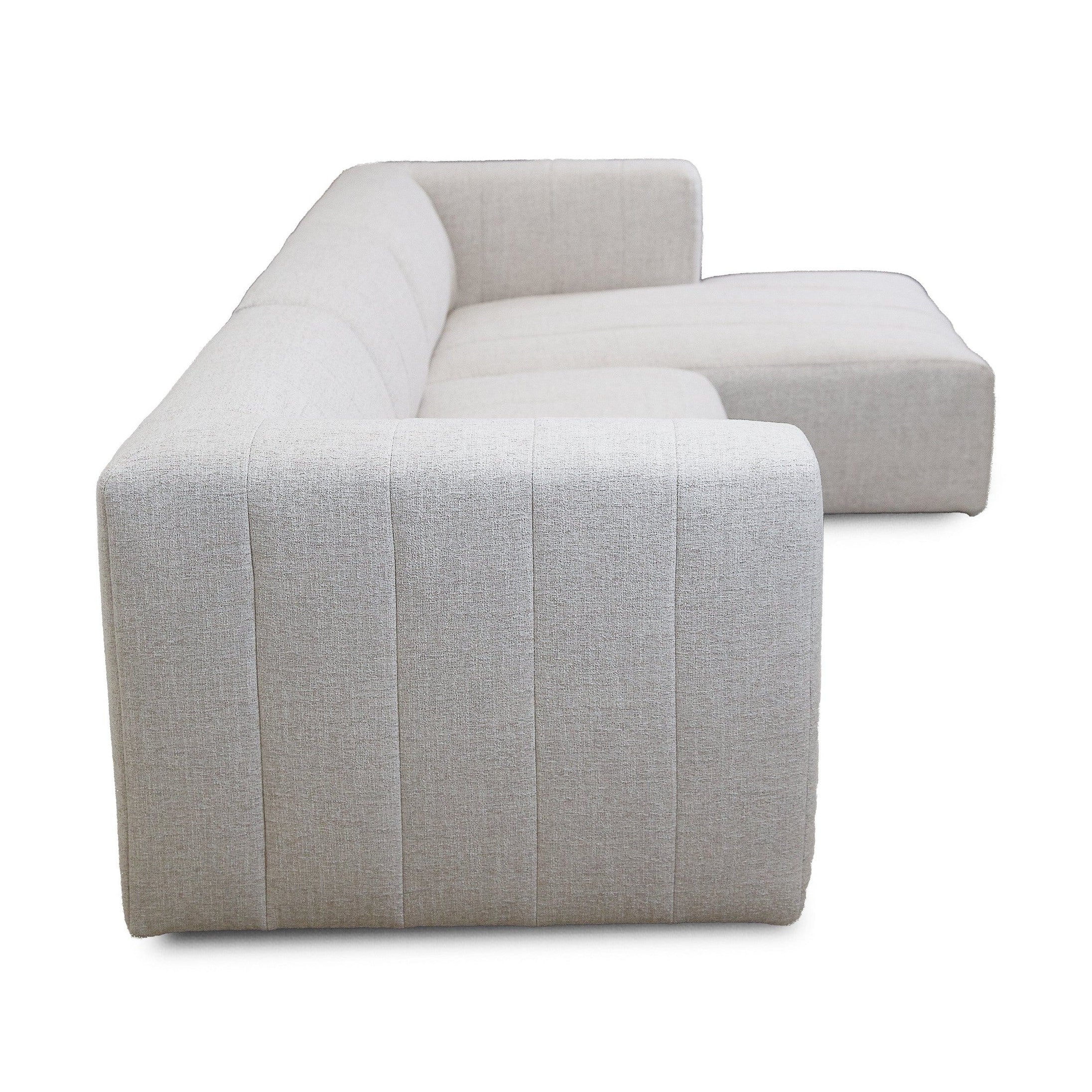 Lauriston Premium Fabric 3 PCs Sectional - Monique Beige - Image 13