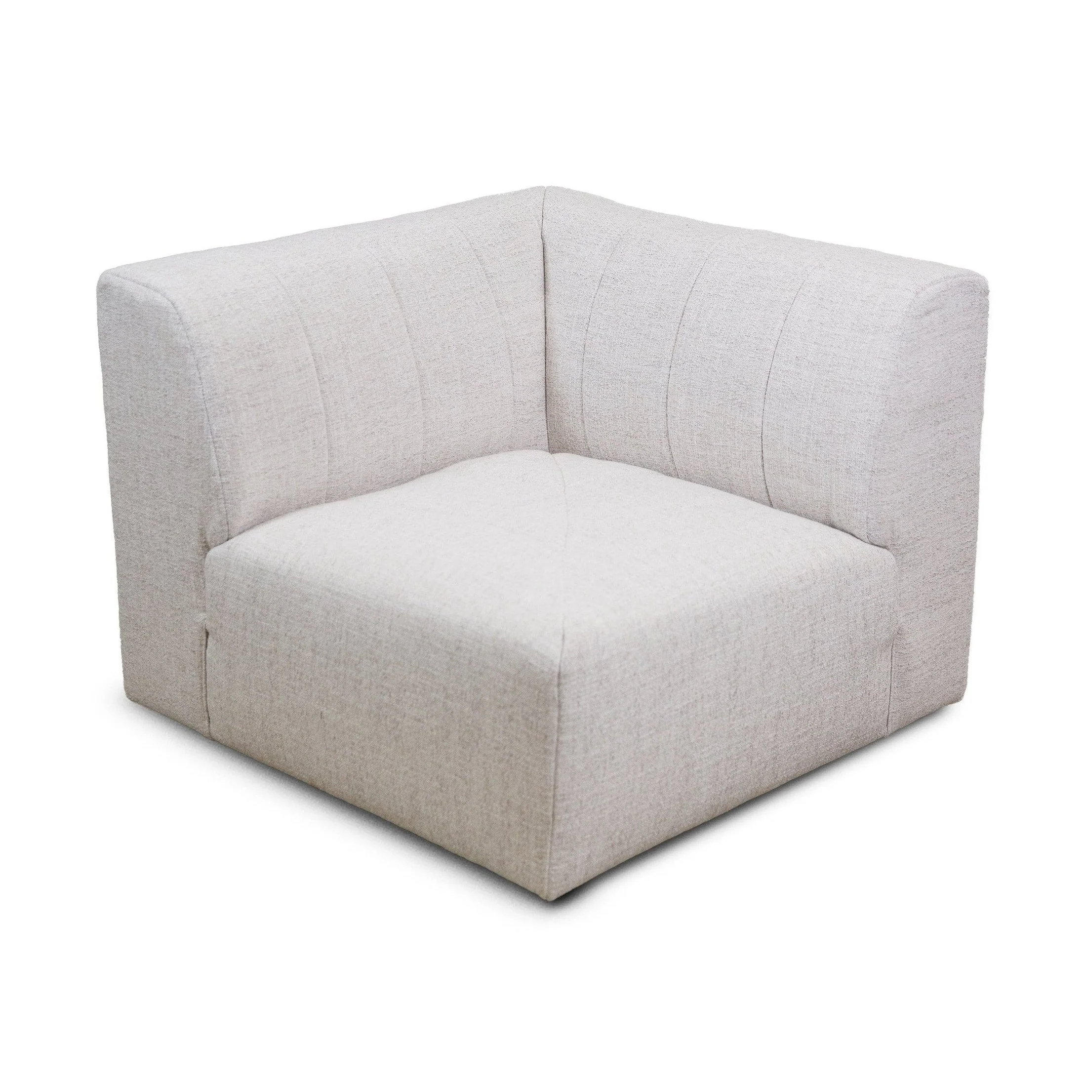 Lauriston Premium Fabric 6 PCs Modular Sectional - Monique Beige - Image 5