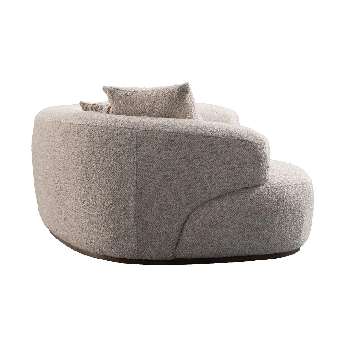 Leona 3-Piece Modular Curved Sofa - Image 4
