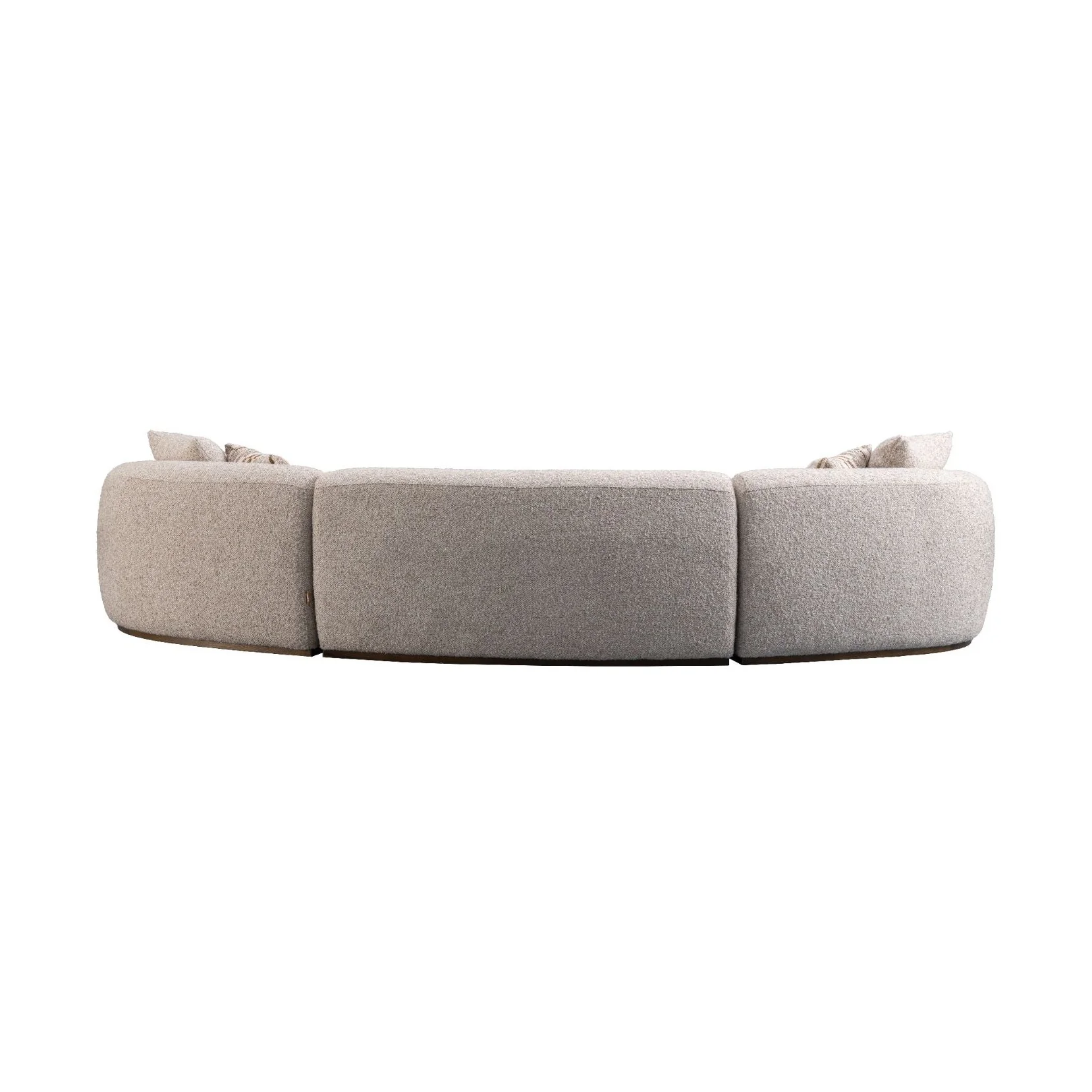 Leona 3-Piece Modular Curved Sofa - Image 5