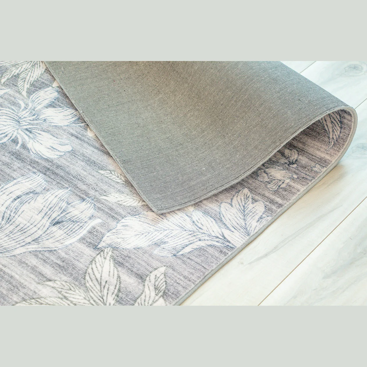 Lily Grey Faded Medallion Area Rug - Image 5