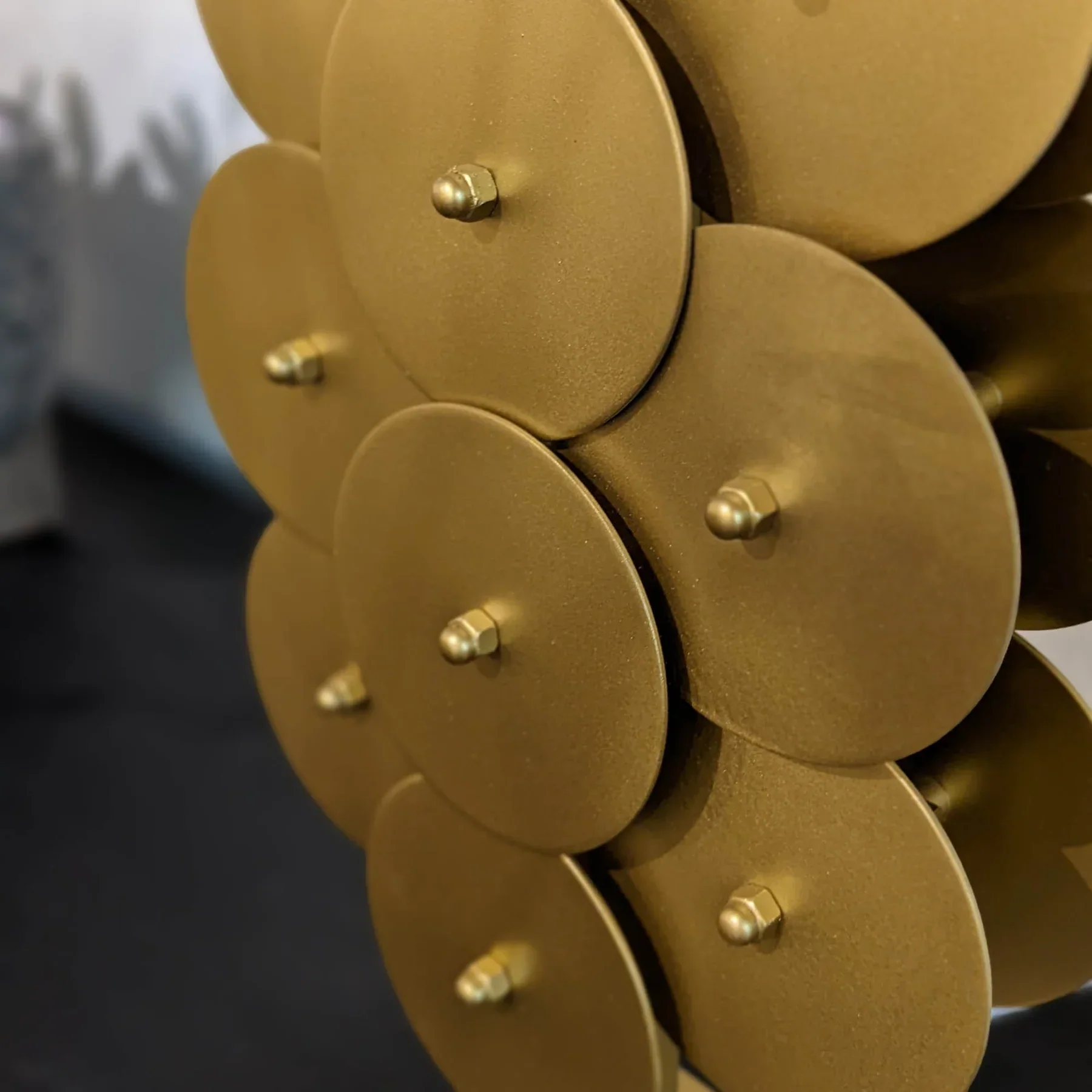 Liora Brass Disc Lamp - Image 5