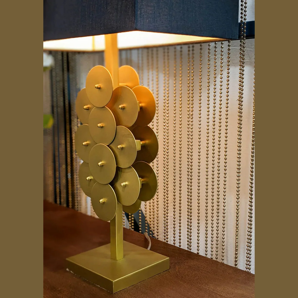 Liora Brass Disc Lamp - Image 7