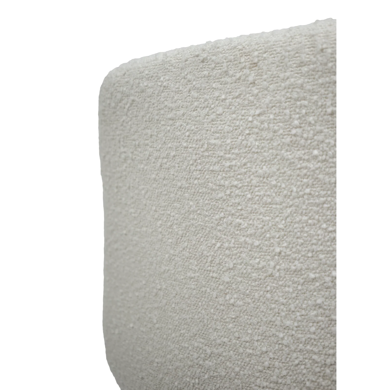 Lucas Fabric Dining Chair - Pearl Boucle - Image 4