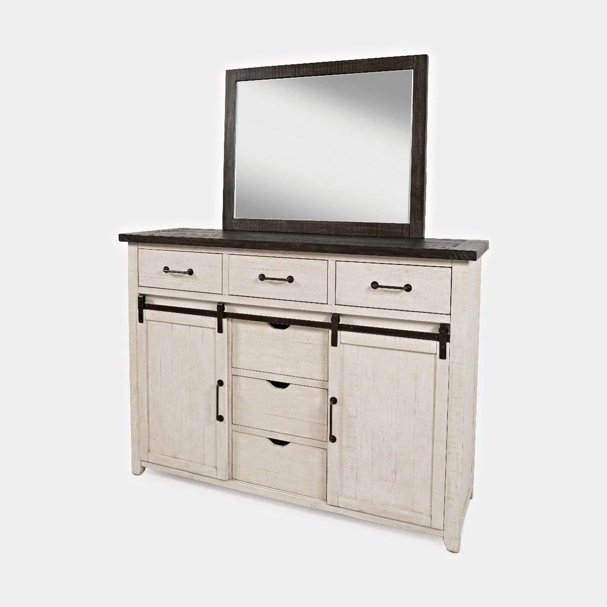 Madison County Door Dresser (without Mirror) - Vintage White - Image 3