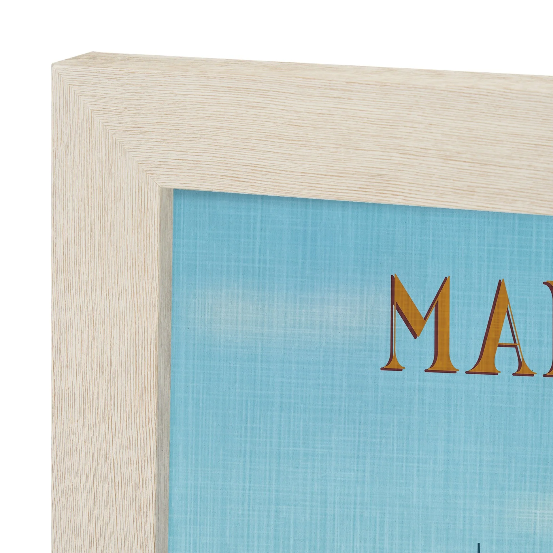 Maine GO (L) Textured Framed Artwork Matted - Image 5