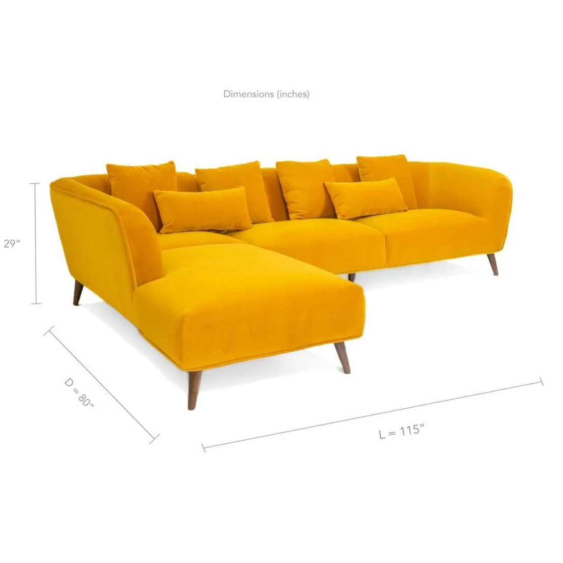 Maja Velvet Sectional - Image 13