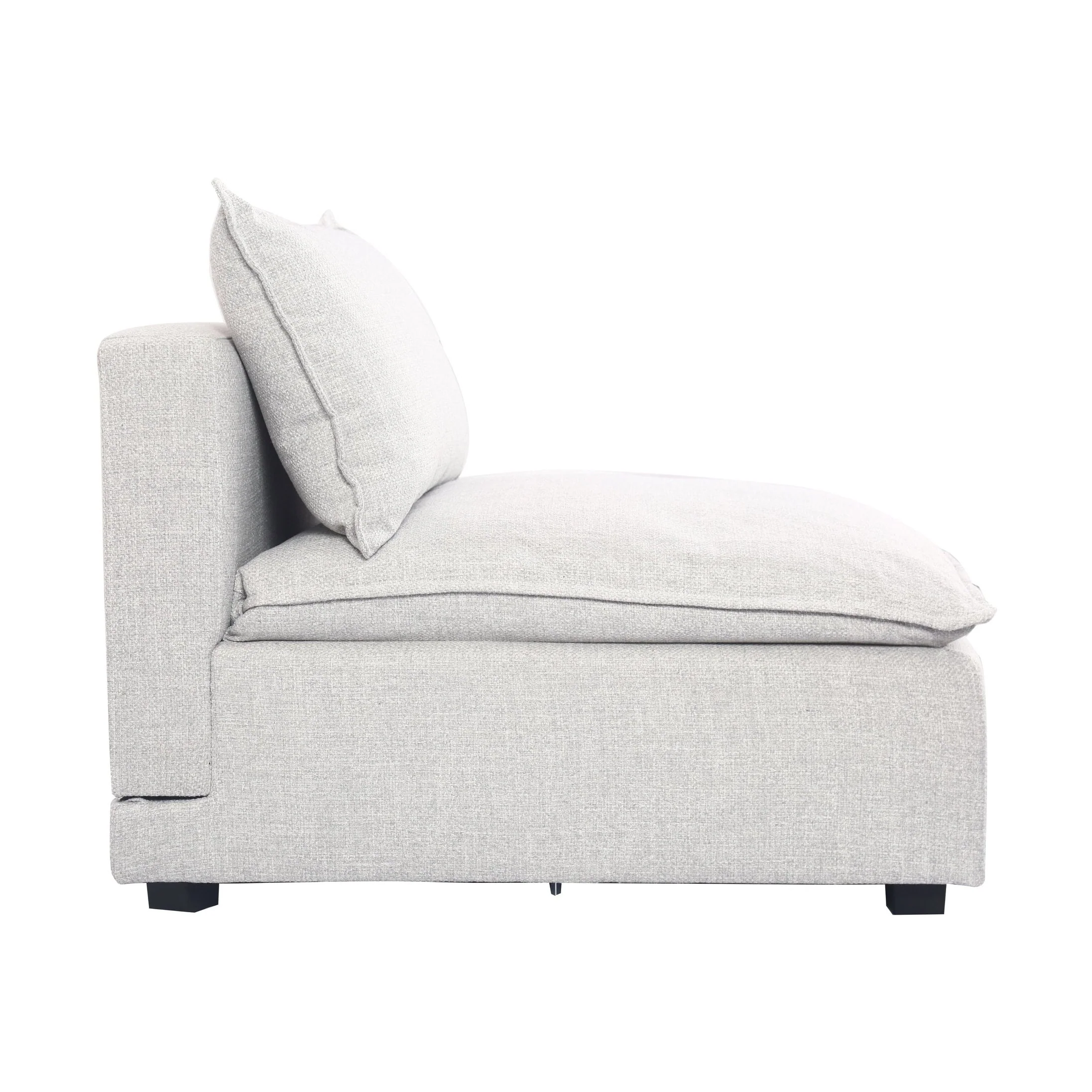 Marliss Armless Chair - Vinci Ice - Image 5
