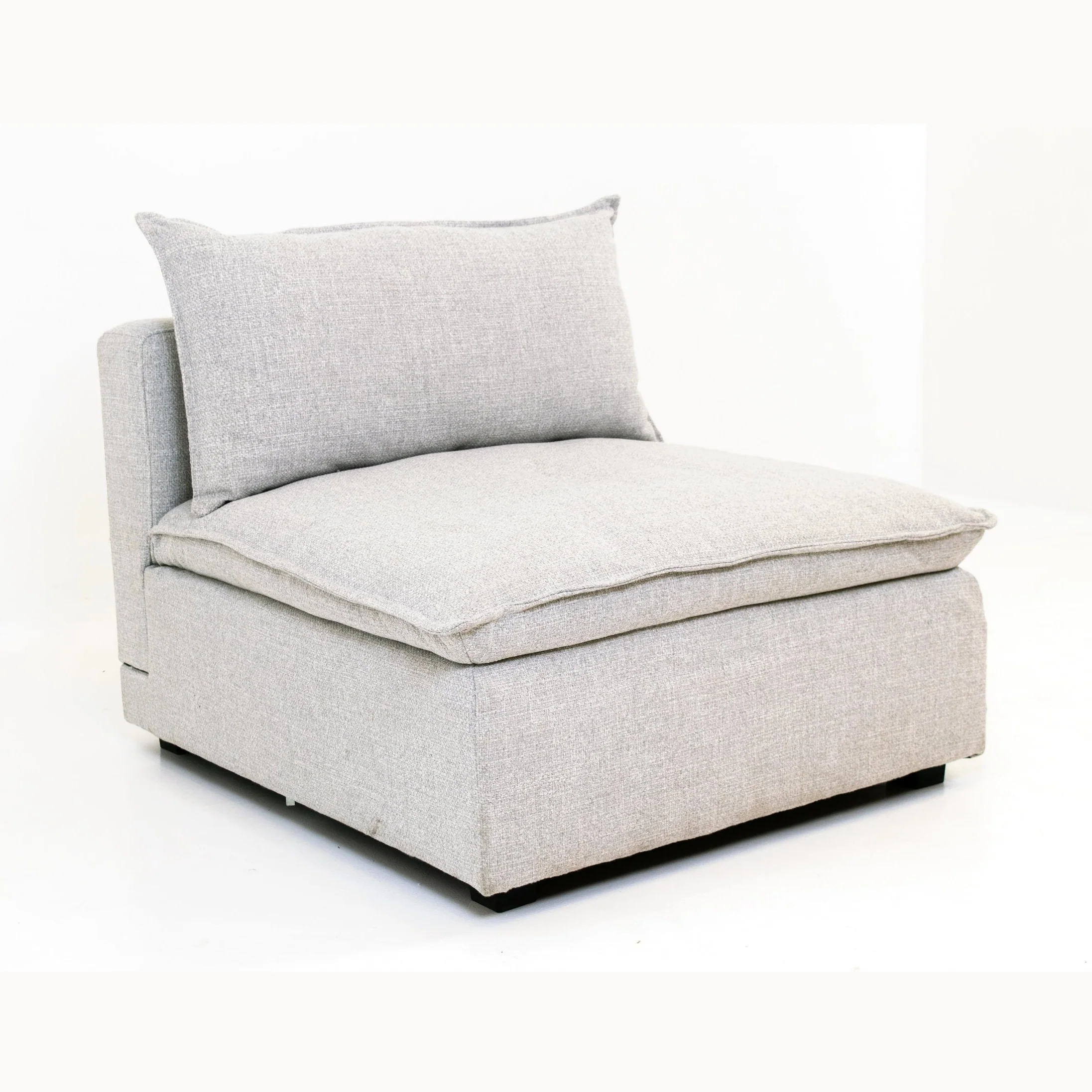 Marliss Armless Chair - Vinci Ice - Image 6
