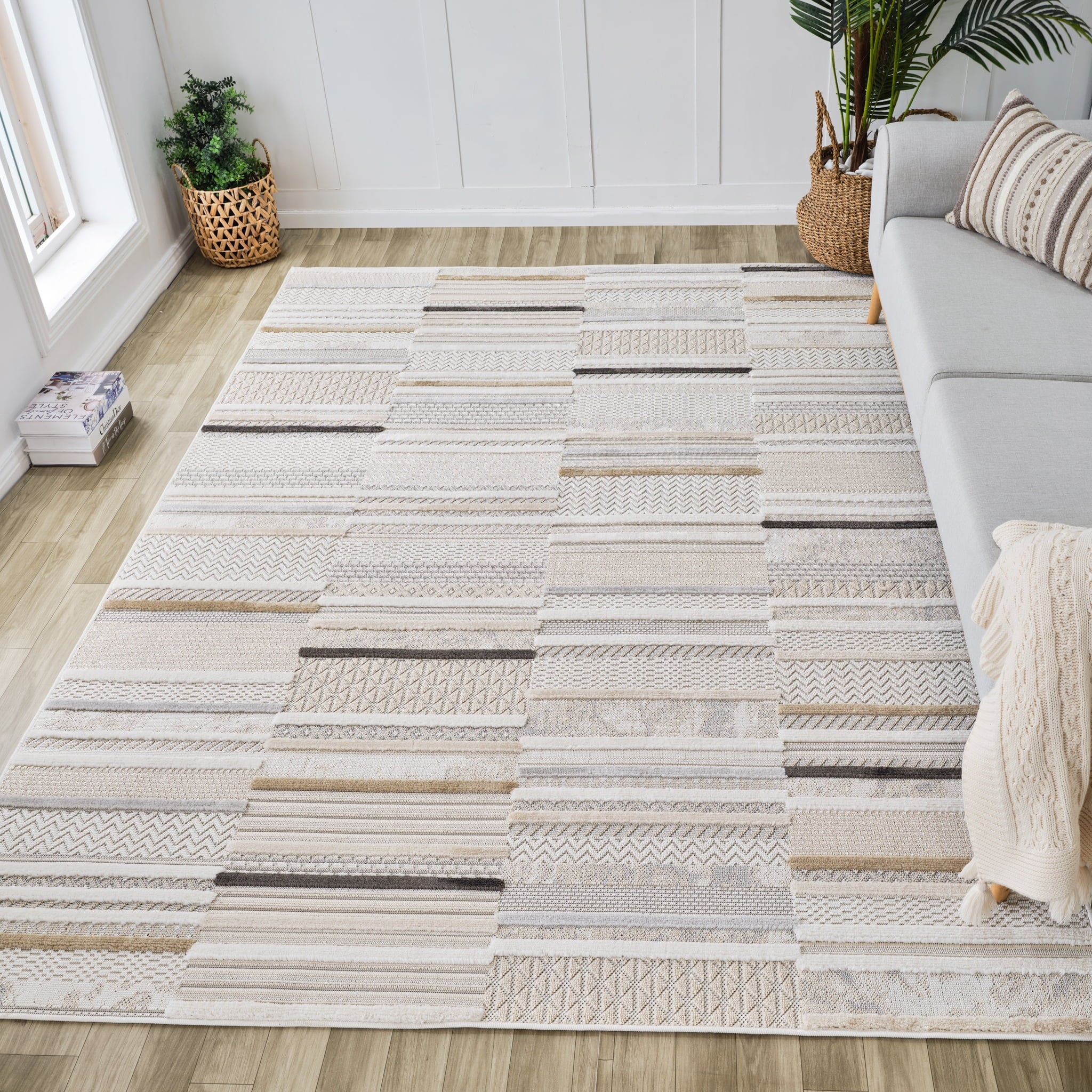Marrakech Beige Rug – 5x8 - Image 5