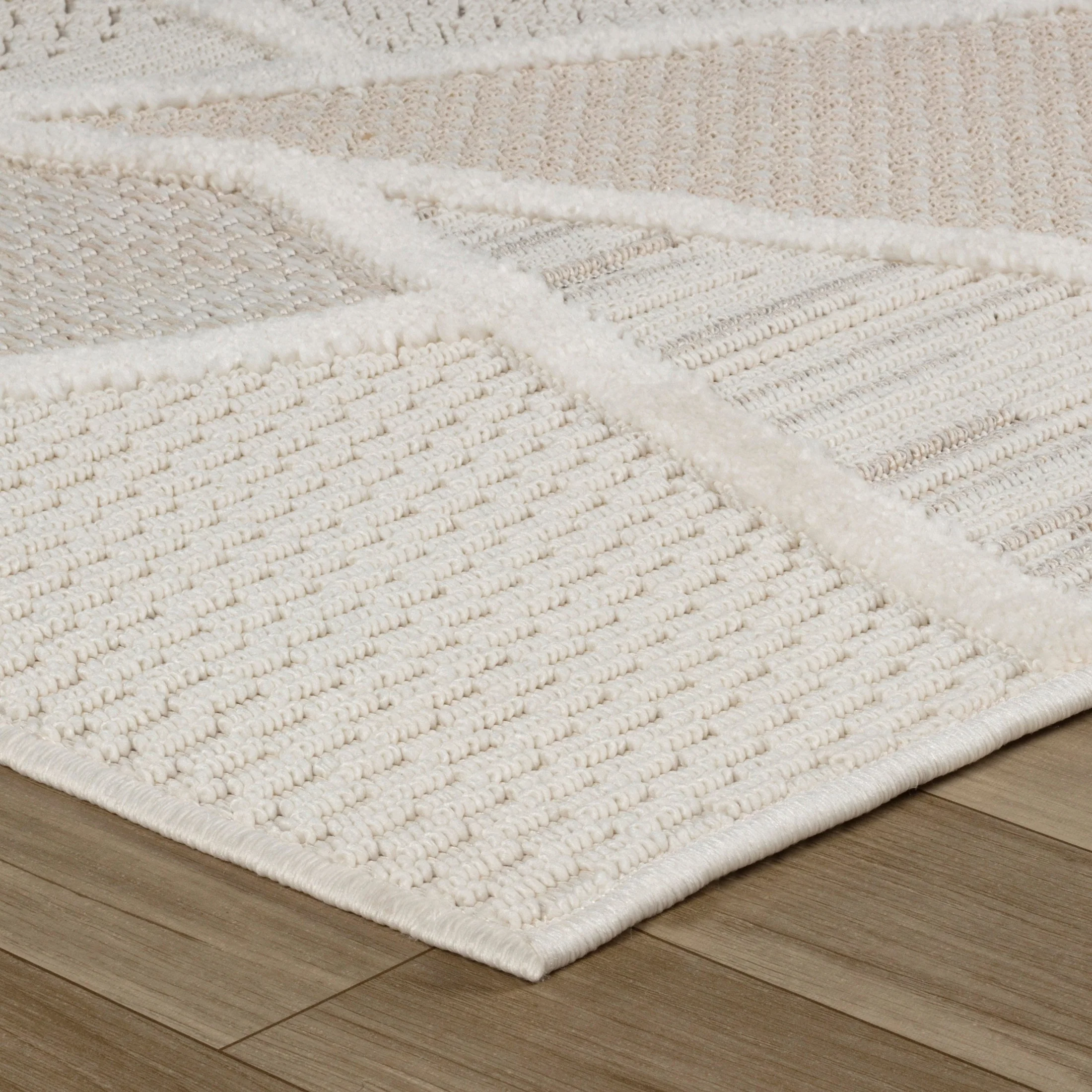 Marrakech Modern Cream Rug – 5x8 - Image 3