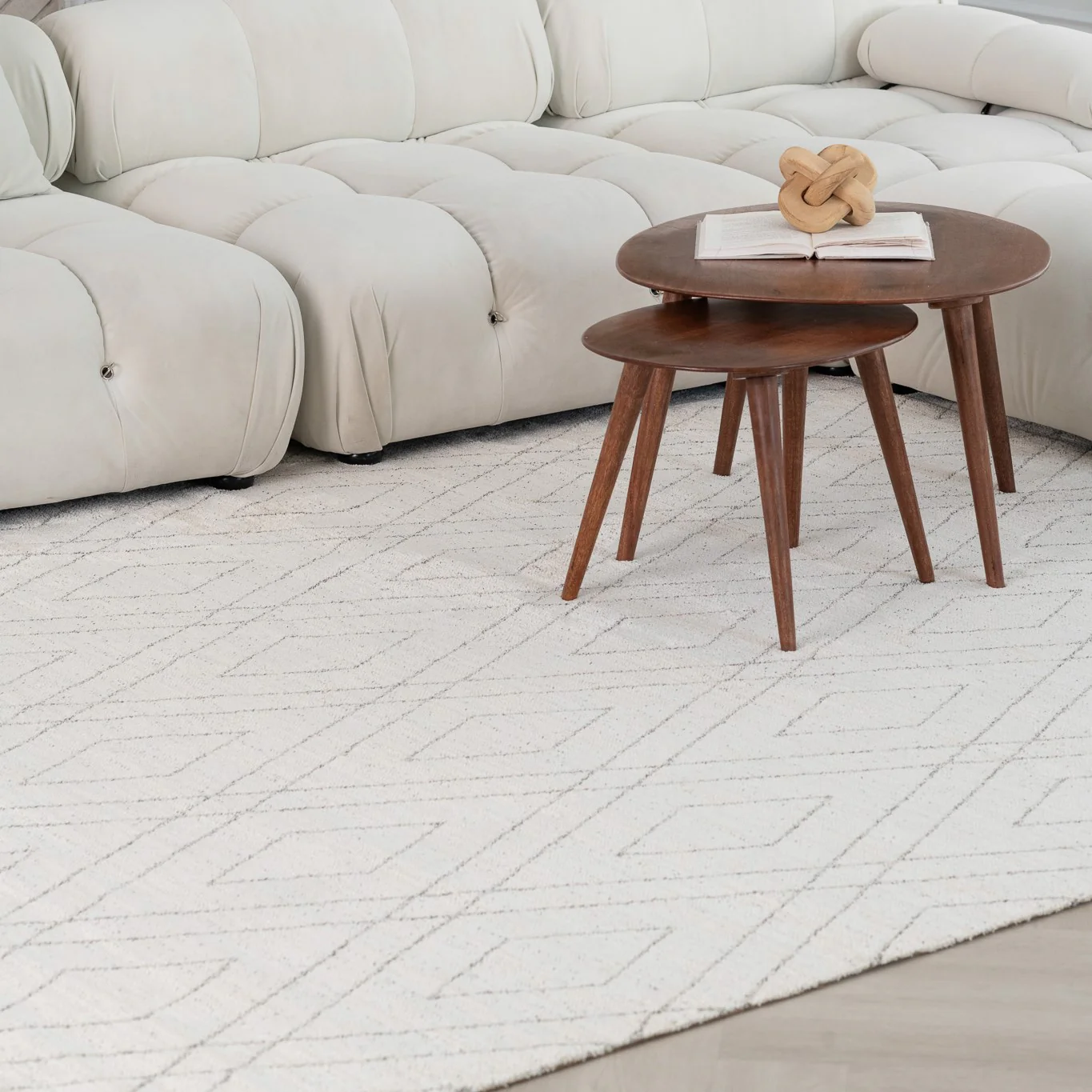 Milano Beige Modern Abstract Area Rug - Image 4