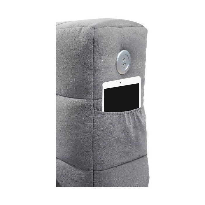 Mc Call - Platform Bed - Grey - Image 4