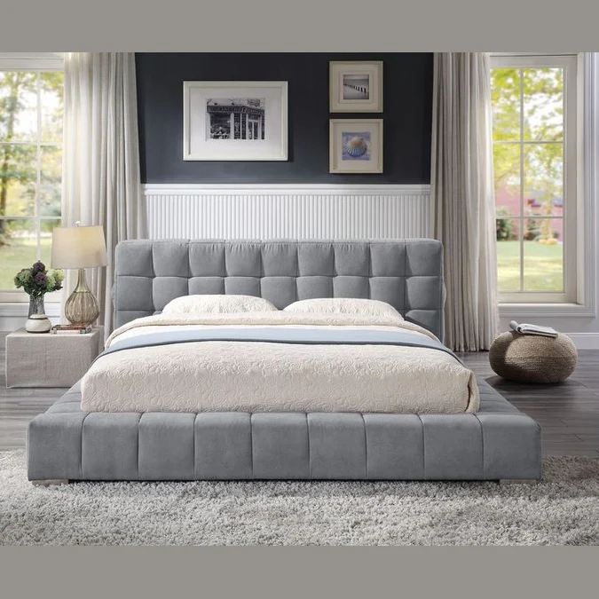 Mc Call - Platform Bed - Grey - Image 6